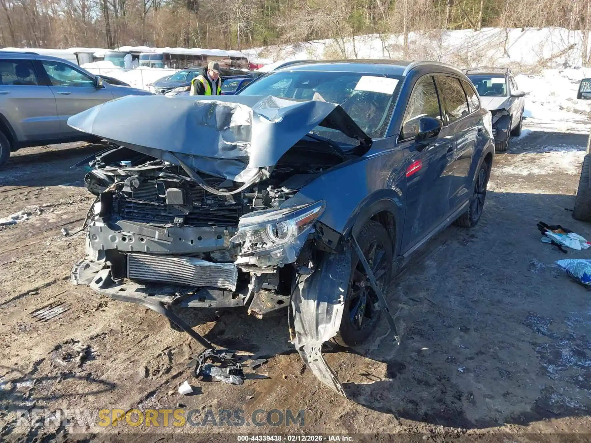 2 Photograph of a damaged car JM3TCBDY8M0539043 MAZDA CX-9 2021