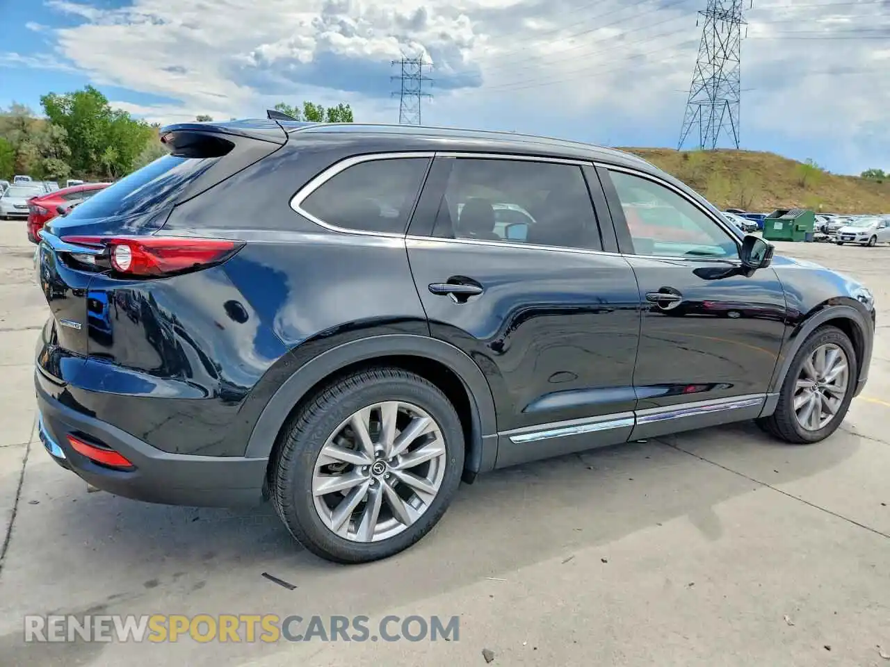 3 fotografías del automóvil dañado JM3TCBDY9M0520694 MAZDA CX-9 2021