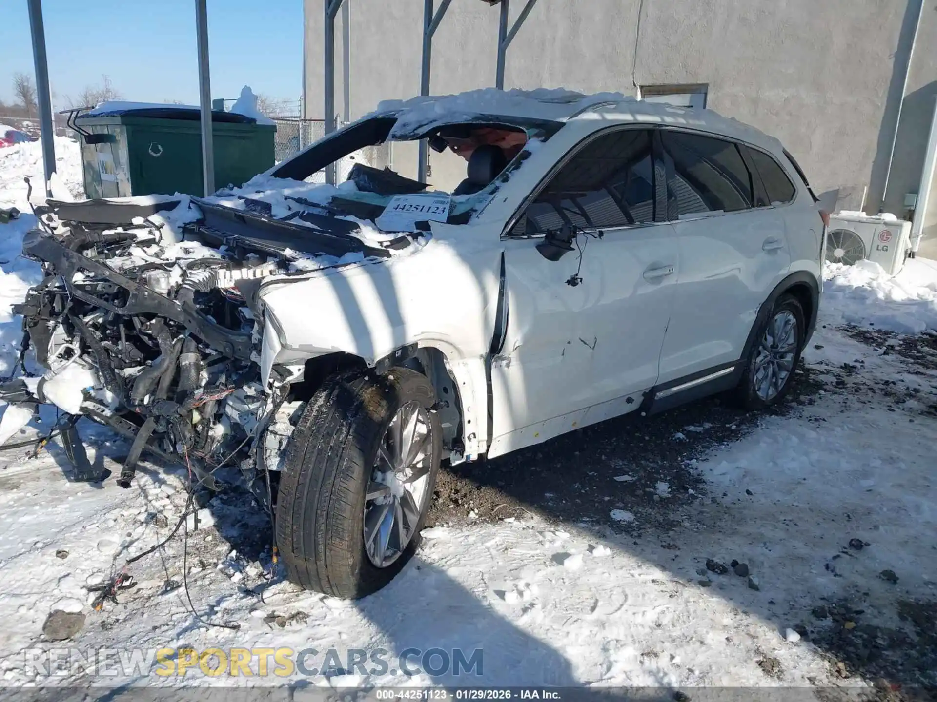 2 Photograph of a damaged car JM3TCBDY9M0537379 MAZDA CX-9 2021