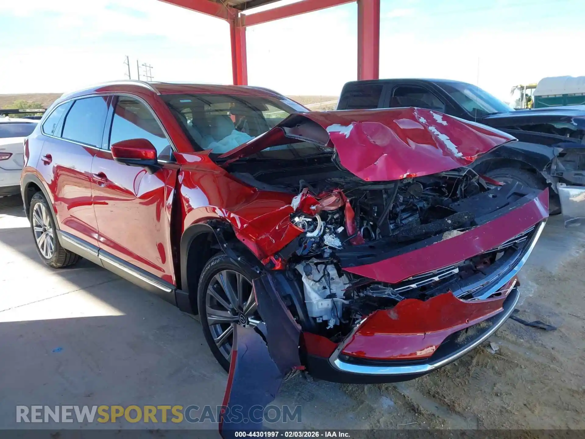 1 Photograph of a damaged car JM3TCBEY0M0500543 MAZDA CX-9 2021