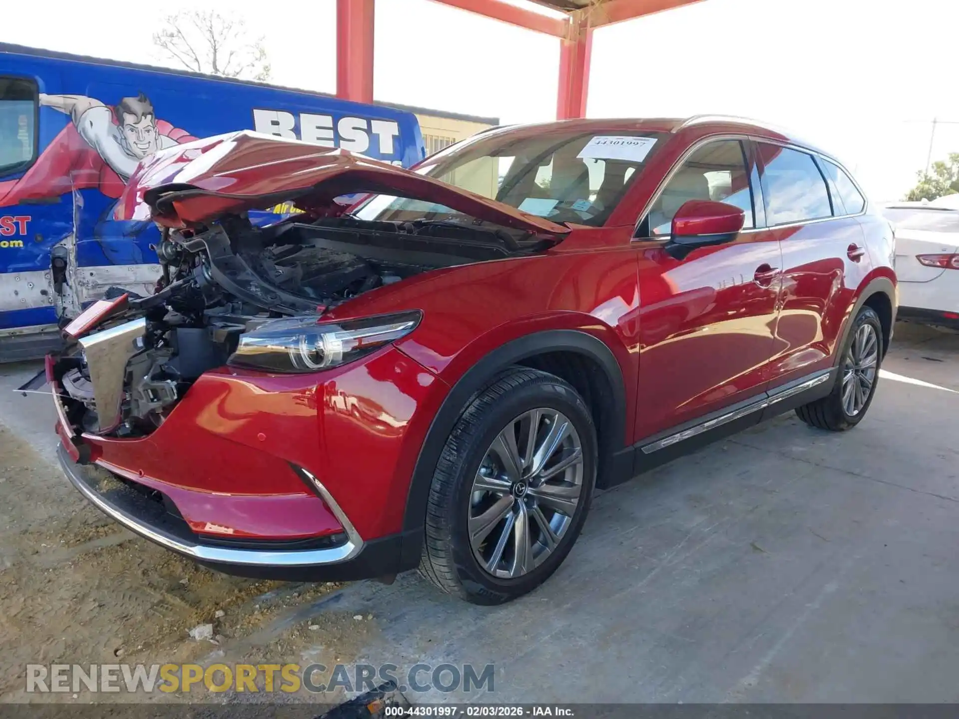2 Photograph of a damaged car JM3TCBEY0M0500543 MAZDA CX-9 2021