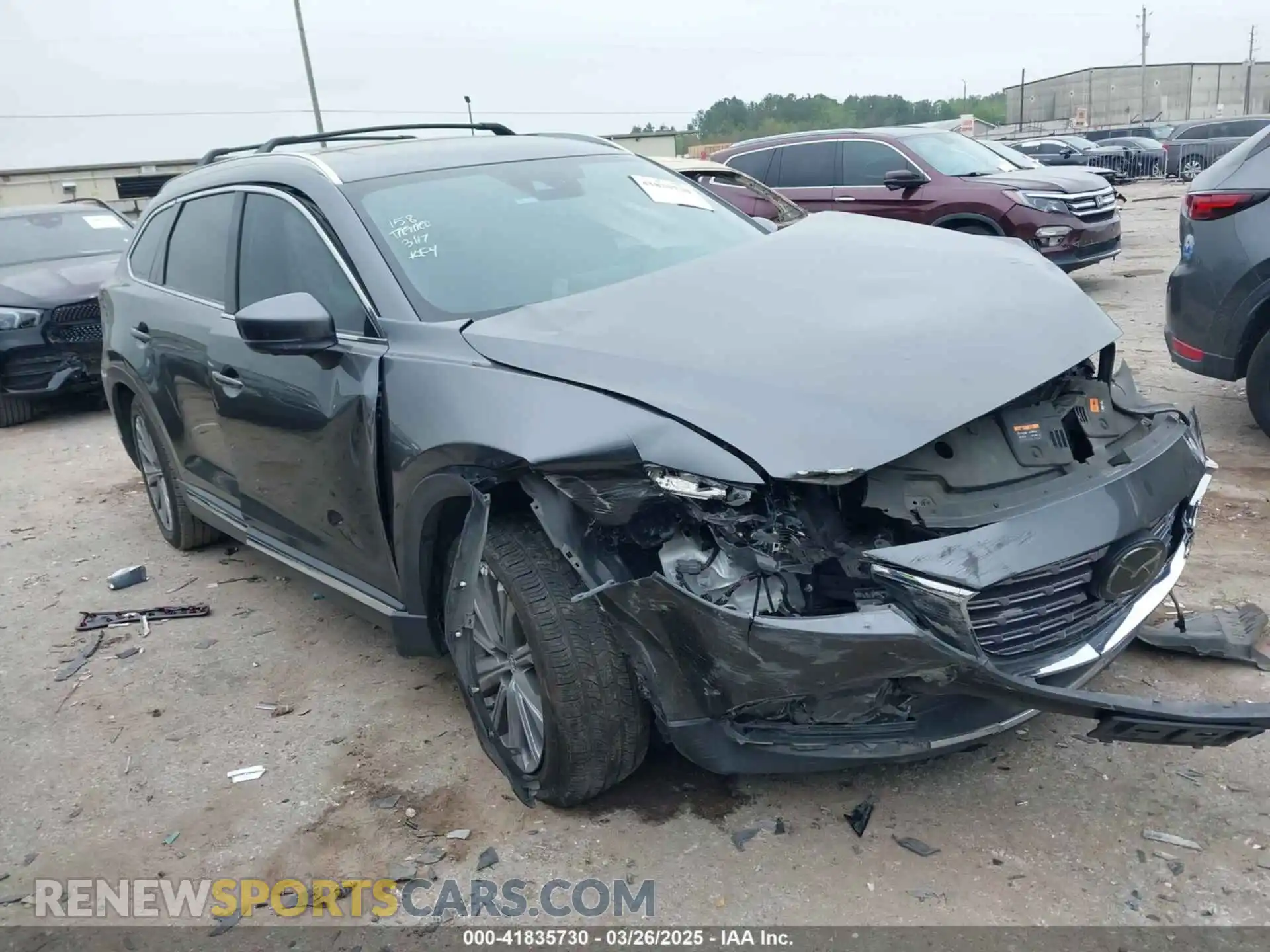 1 Photograph of a damaged car JM3TCBEY3M0505266 MAZDA CX-9 2021