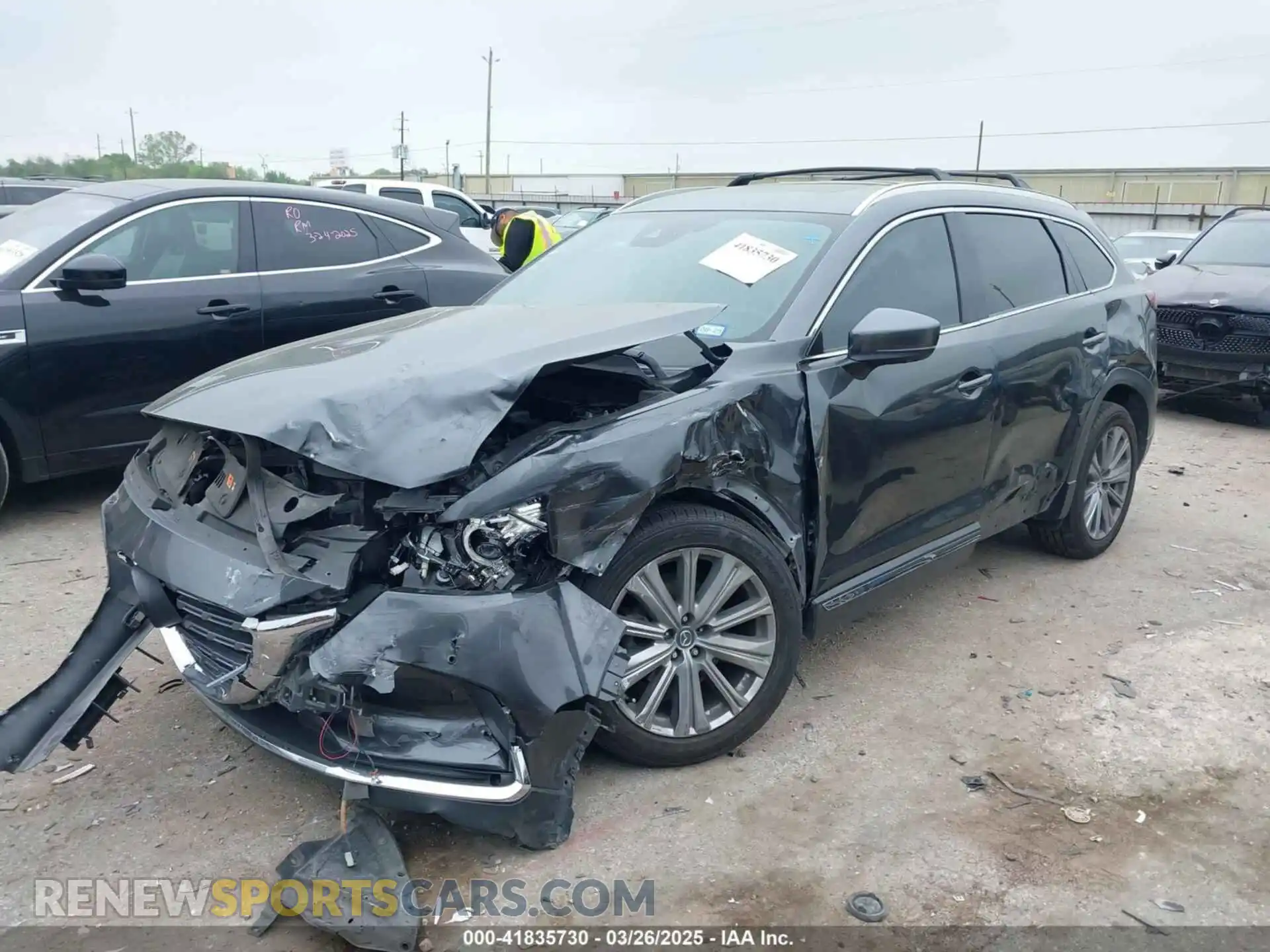 2 Photograph of a damaged car JM3TCBEY3M0505266 MAZDA CX-9 2021