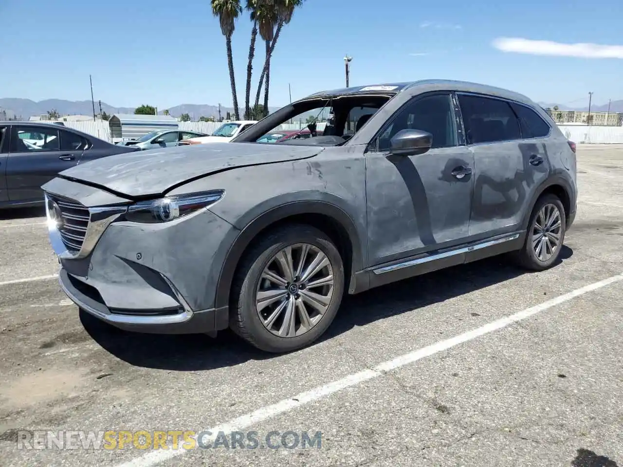 1 Photograph of a damaged car JM3TCBEY3M0508636 MAZDA CX-9 2021
