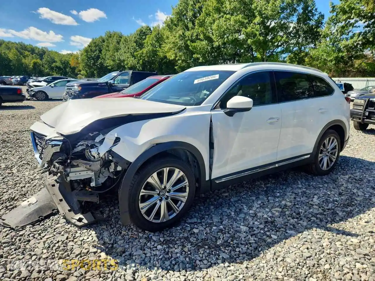 1 fotografías del automóvil dañado JM3TCBEY5M0529276 MAZDA CX-9 2021
