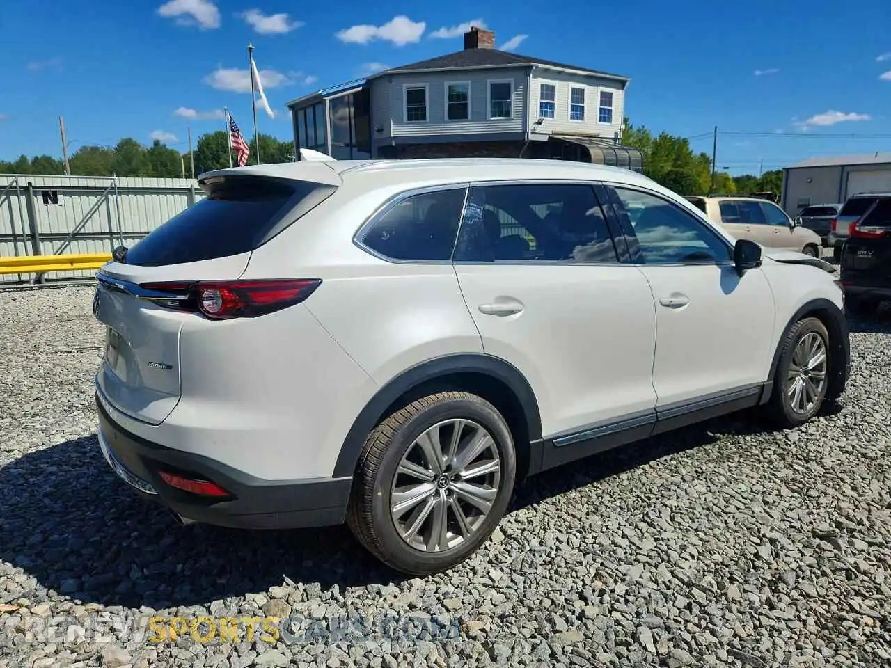 3 fotografías del automóvil dañado JM3TCBEY5M0529276 MAZDA CX-9 2021