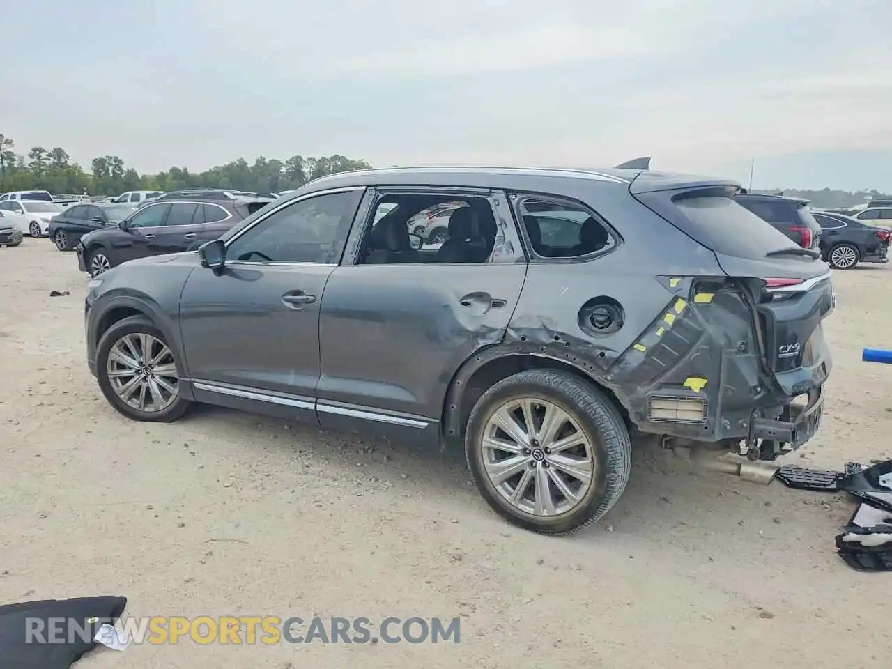 2 Фотография поврежденного автомобиля JM3TCBEY6M0537922 MAZDA CX-9 2021