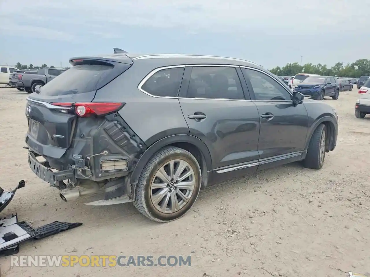 3 Фотография поврежденного автомобиля JM3TCBEY6M0537922 MAZDA CX-9 2021
