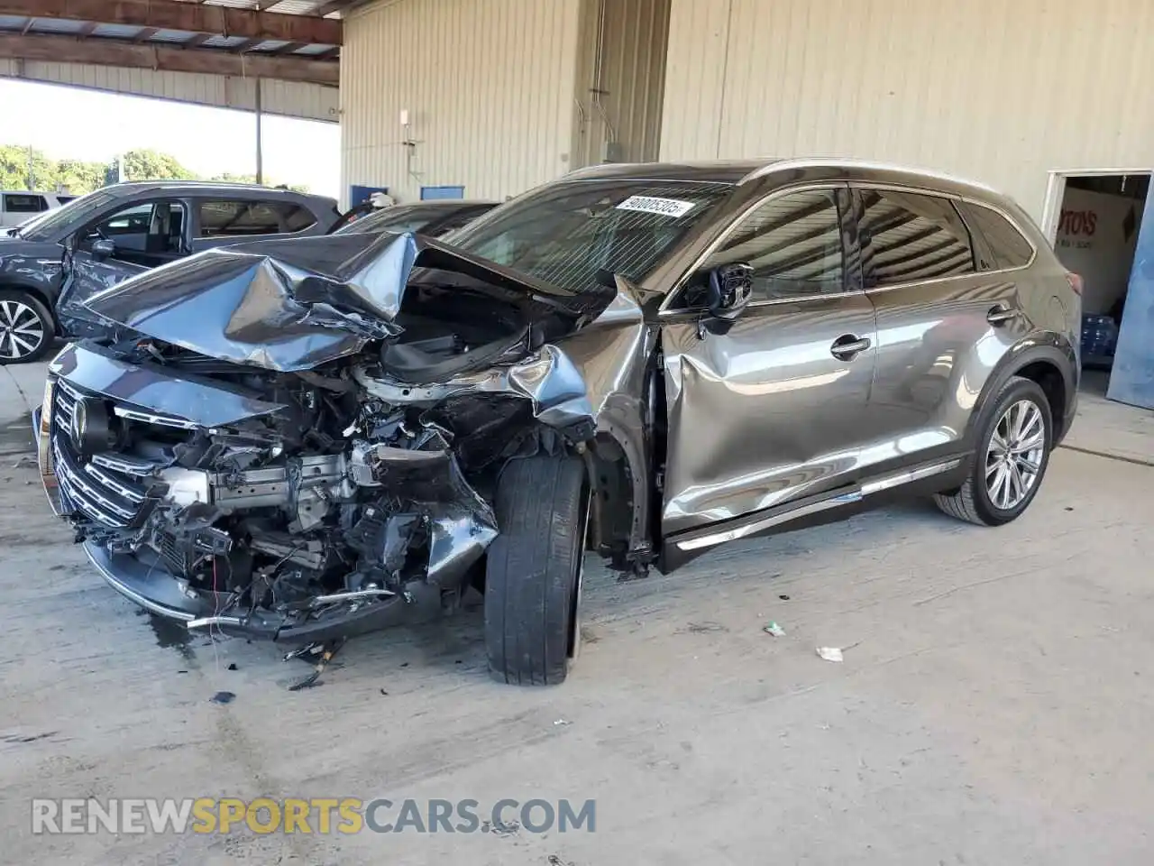 1 Photograph of a damaged car JM3TCBEY7M0528954 MAZDA CX-9 2021