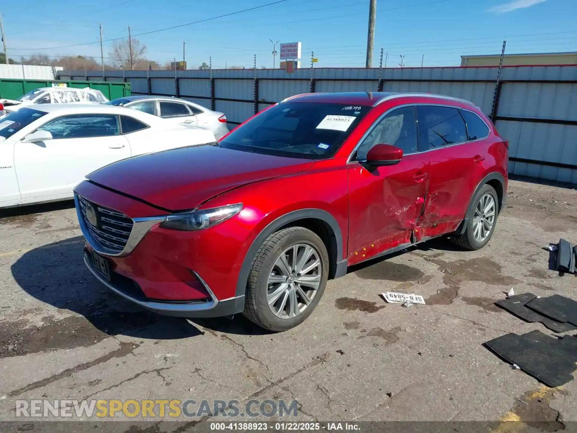 2 Photograph of a damaged car JM3TCBEY7M0529957 MAZDA CX-9 2021
