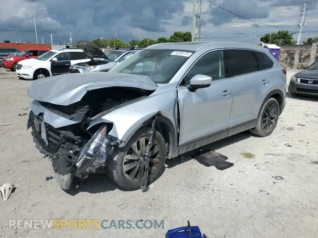 1 Photograph of a damaged car JM3TCBAY0N0611407 MAZDA CX-9 2022