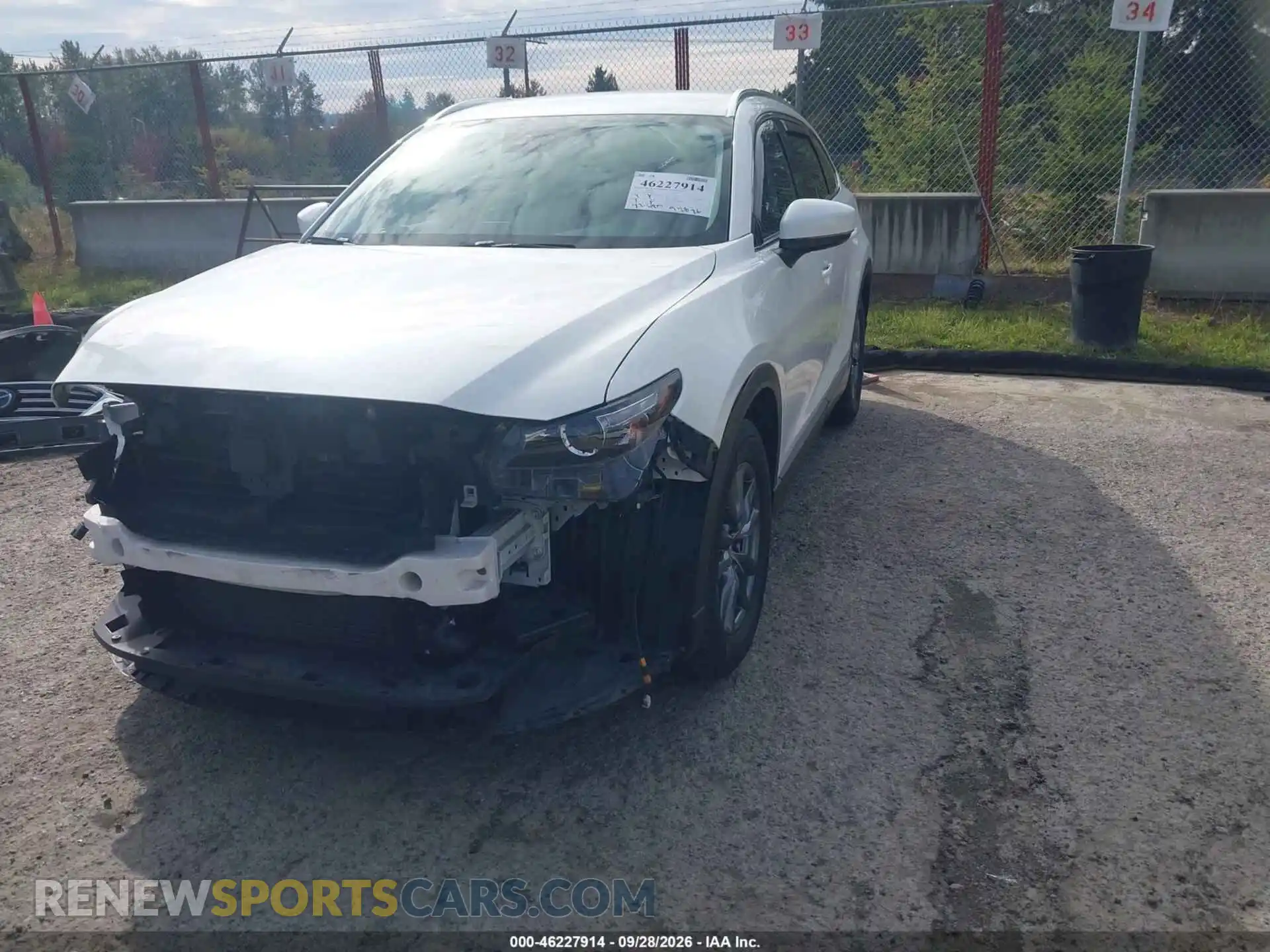 2 Photograph of a damaged car JM3TCBCY0N0602333 MAZDA CX-9 2022