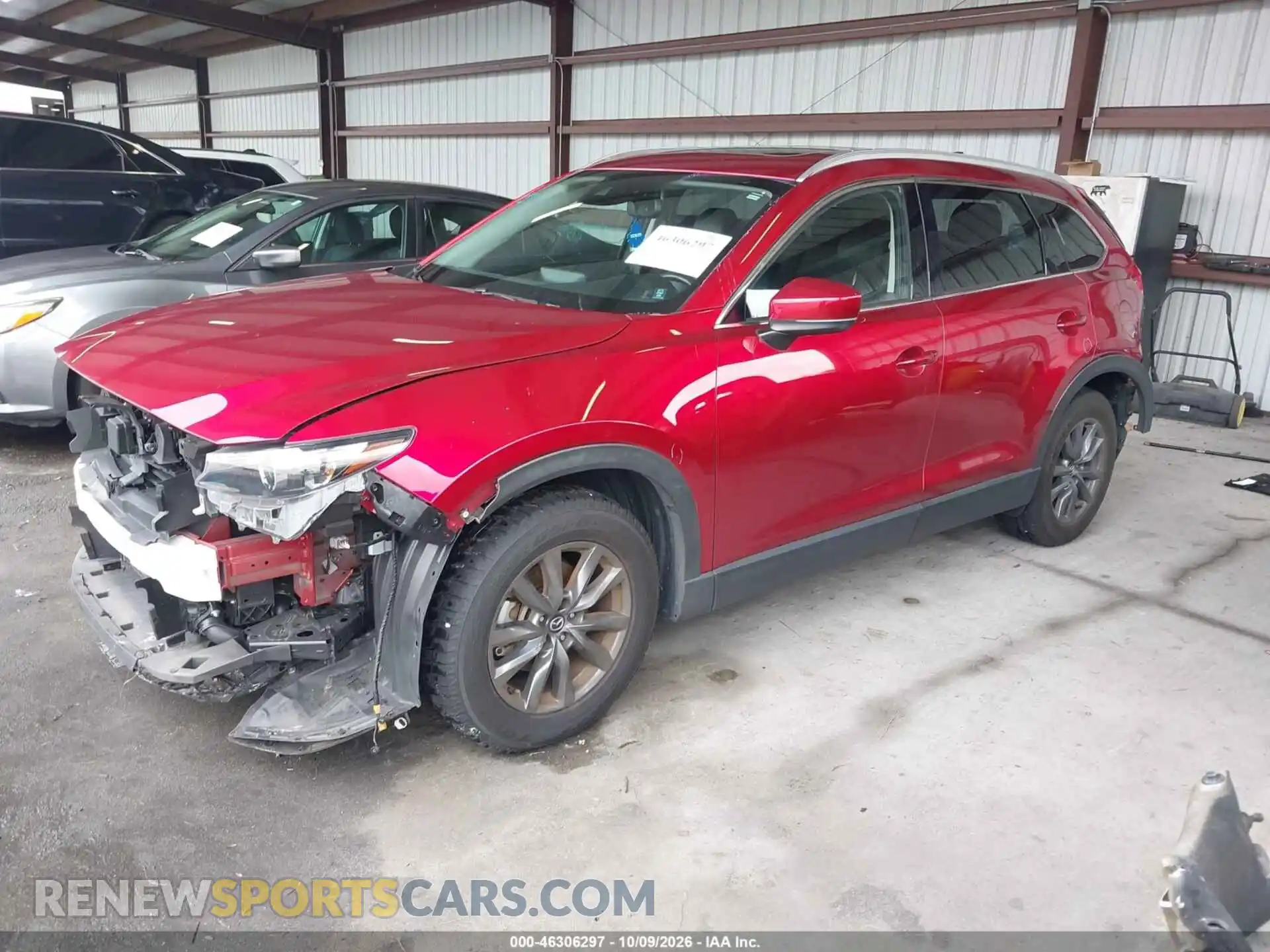 2 fotografías del automóvil dañado JM3TCBCY8N0621289 MAZDA CX-9 2022