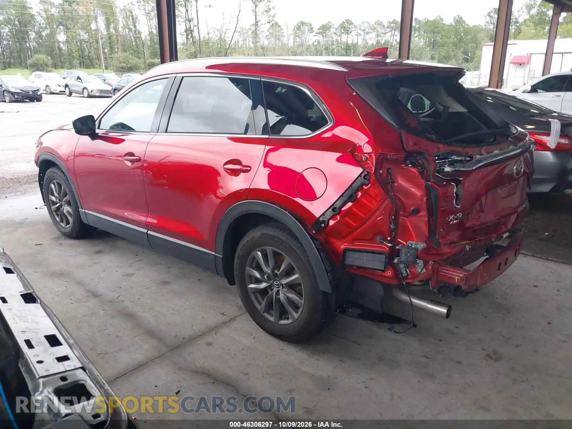 3 fotografías del automóvil dañado JM3TCBCY8N0621289 MAZDA CX-9 2022