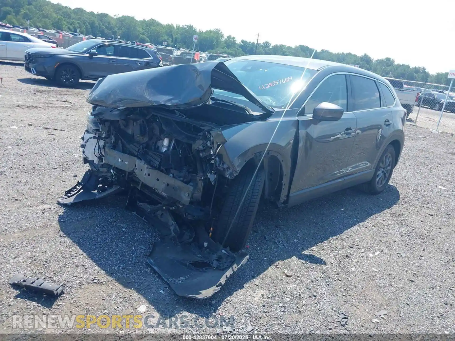 2 Photograph of a damaged car JM3TCBCY9N0602685 MAZDA CX-9 2022