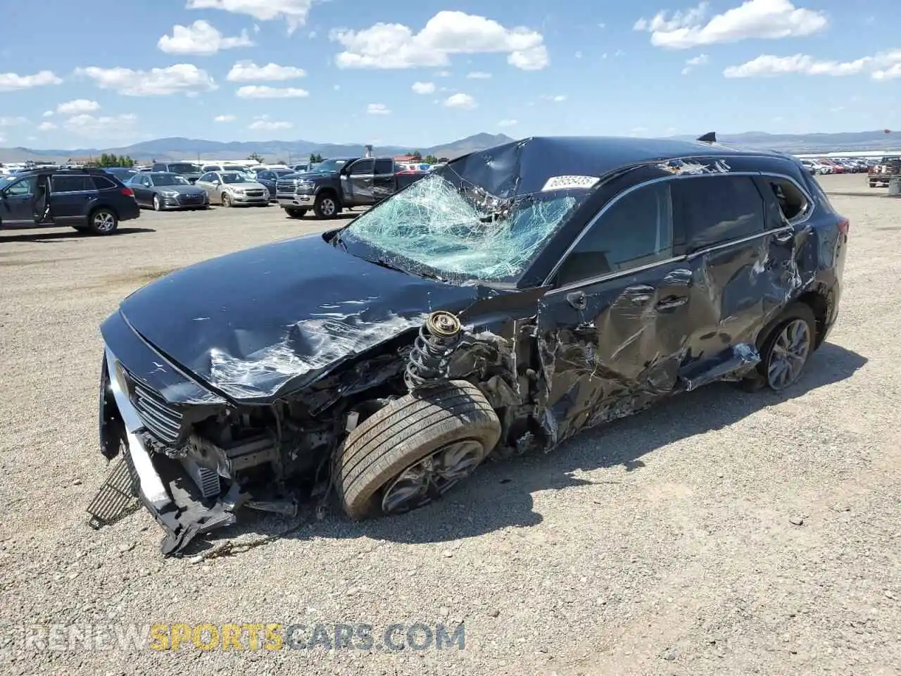 1 Photograph of a damaged car JM3TCBCYXN0601299 MAZDA CX-9 2022