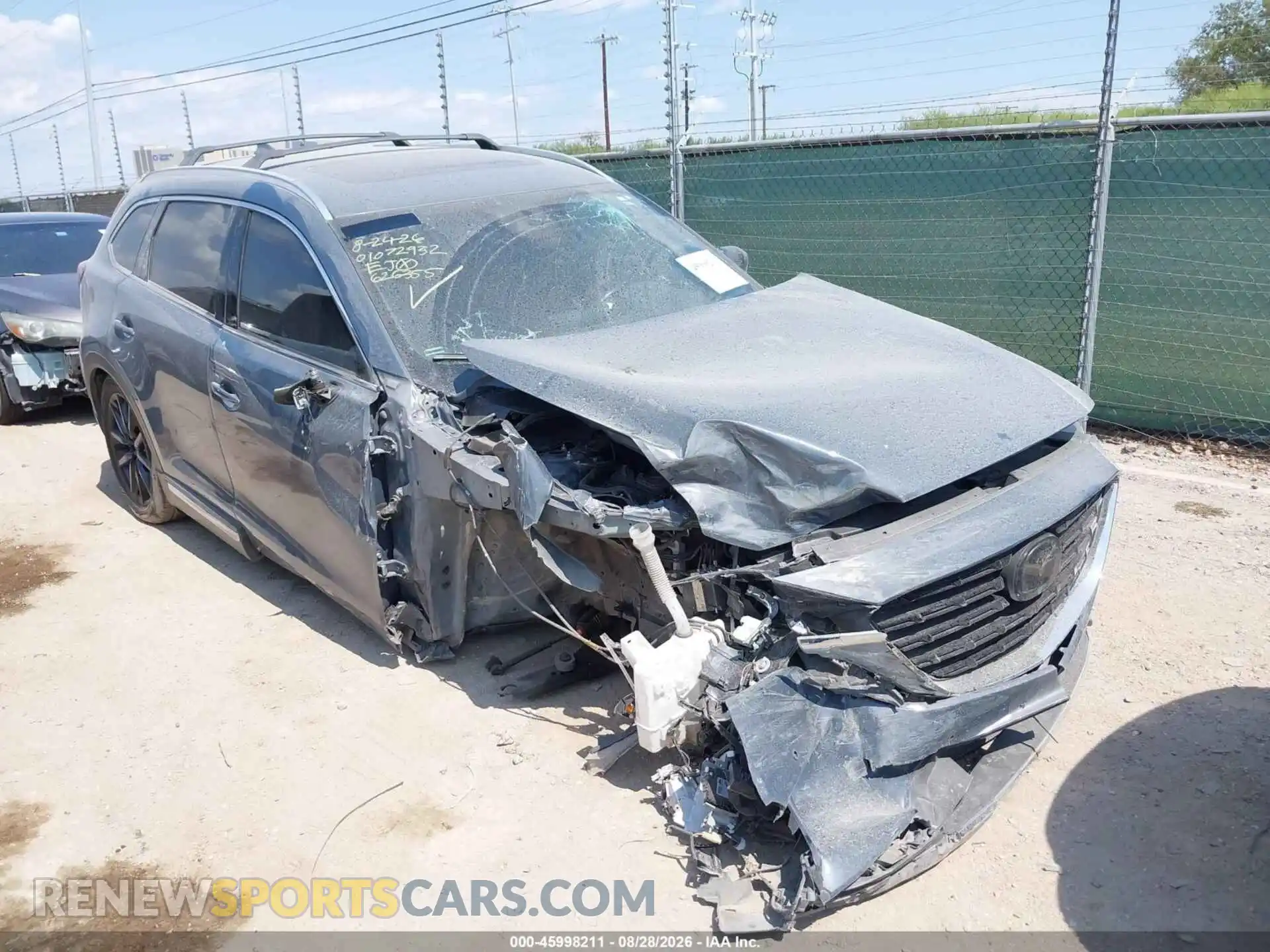 1 Photograph of a damaged car JM3TCBDY0N0626355 MAZDA CX-9 2022