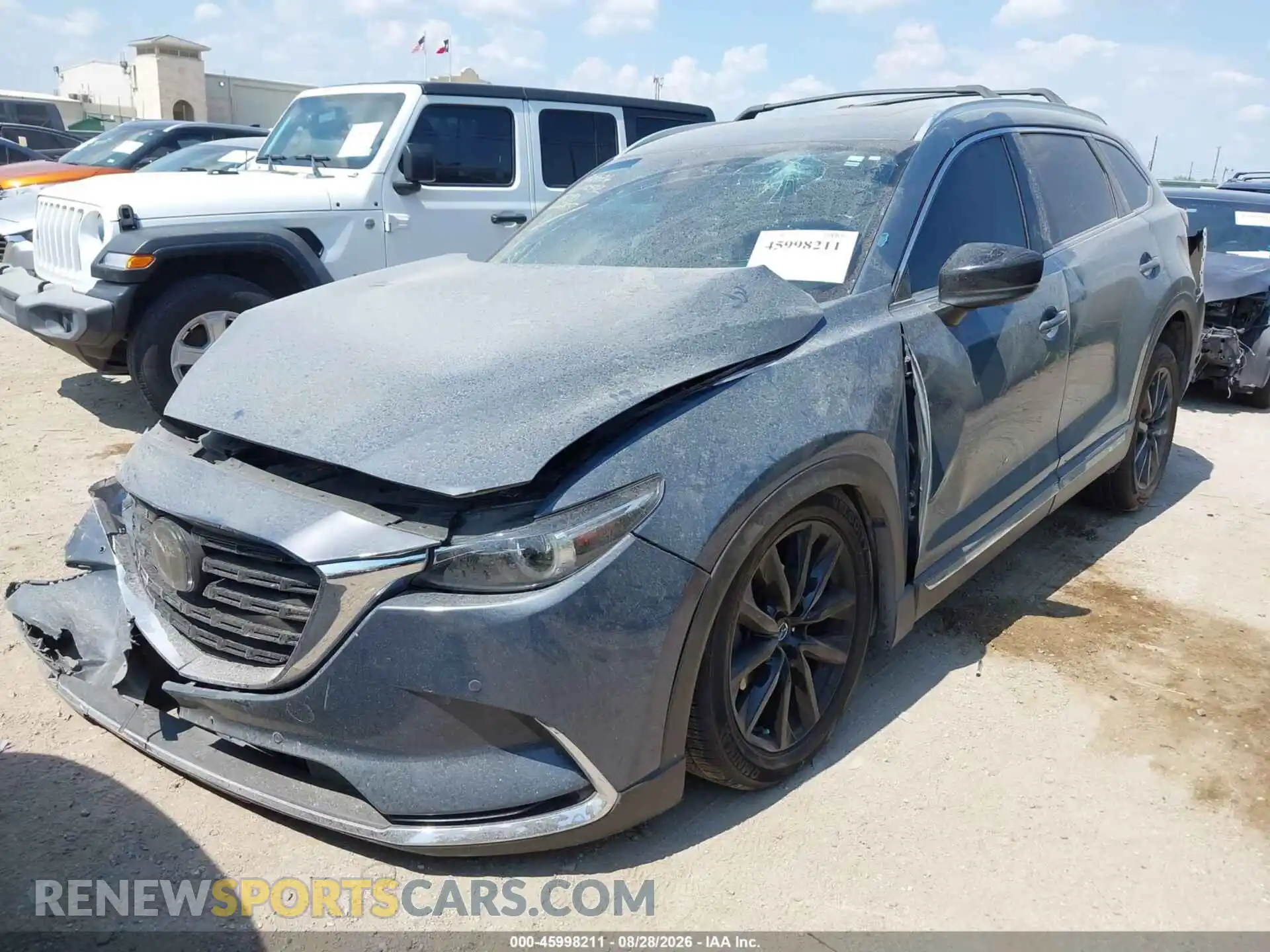 2 Photograph of a damaged car JM3TCBDY0N0626355 MAZDA CX-9 2022