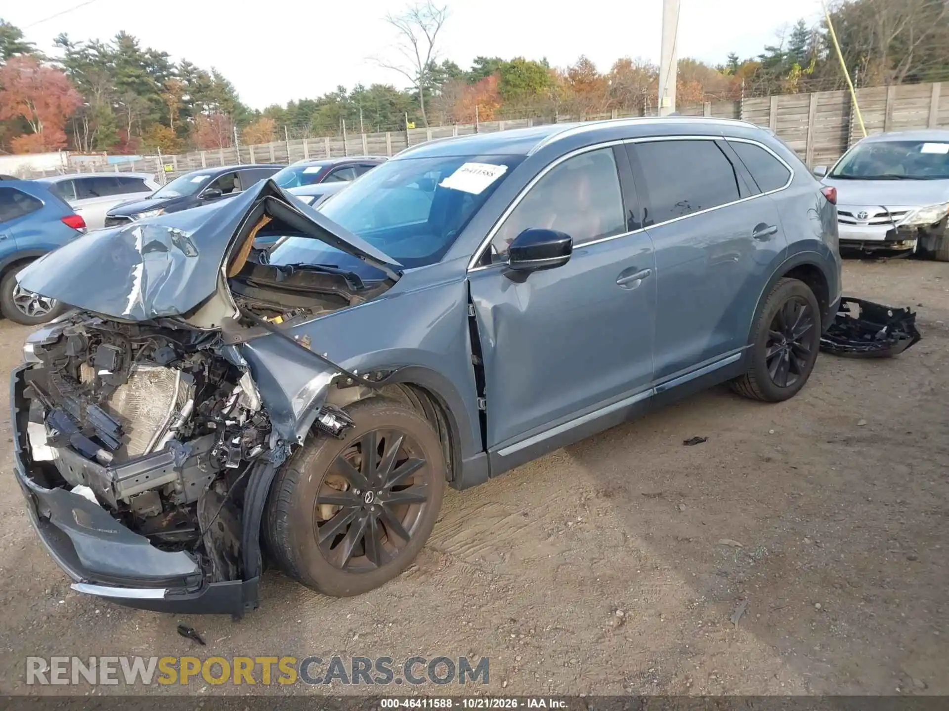 2 Photograph of a damaged car JM3TCBDY7N0629088 MAZDA CX-9 2022
