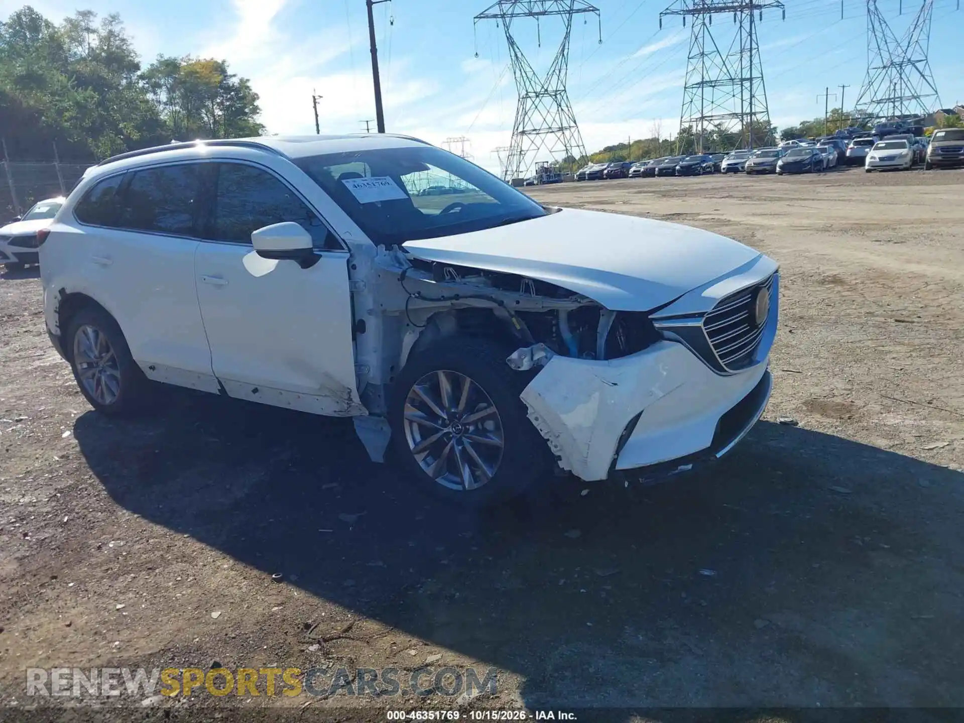 1 Photograph of a damaged car JM3TCBDY8N0617225 MAZDA CX-9 2022