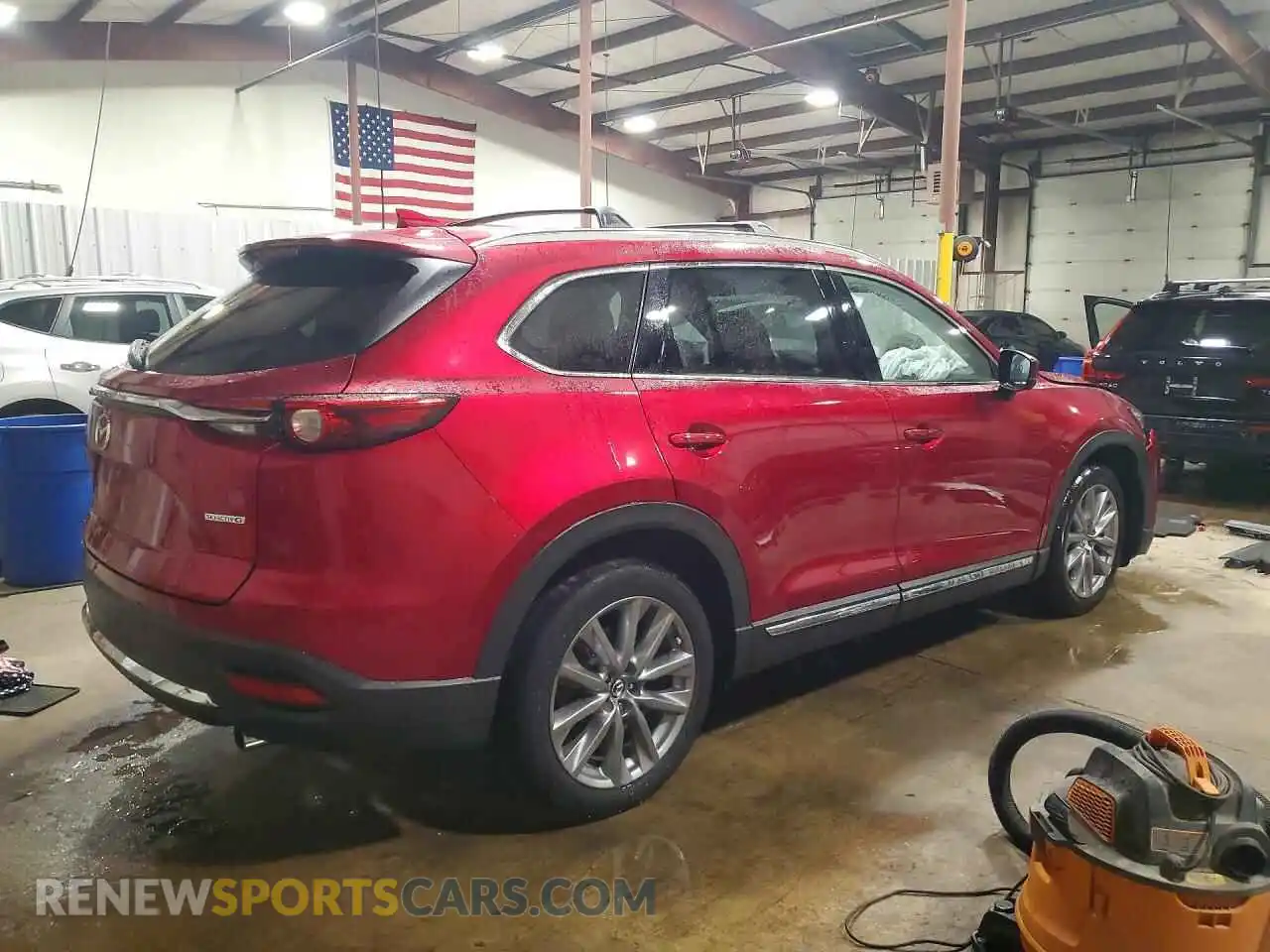 3 fotografías del automóvil dañado JM3TCBDYXN0610308 MAZDA CX-9 2022