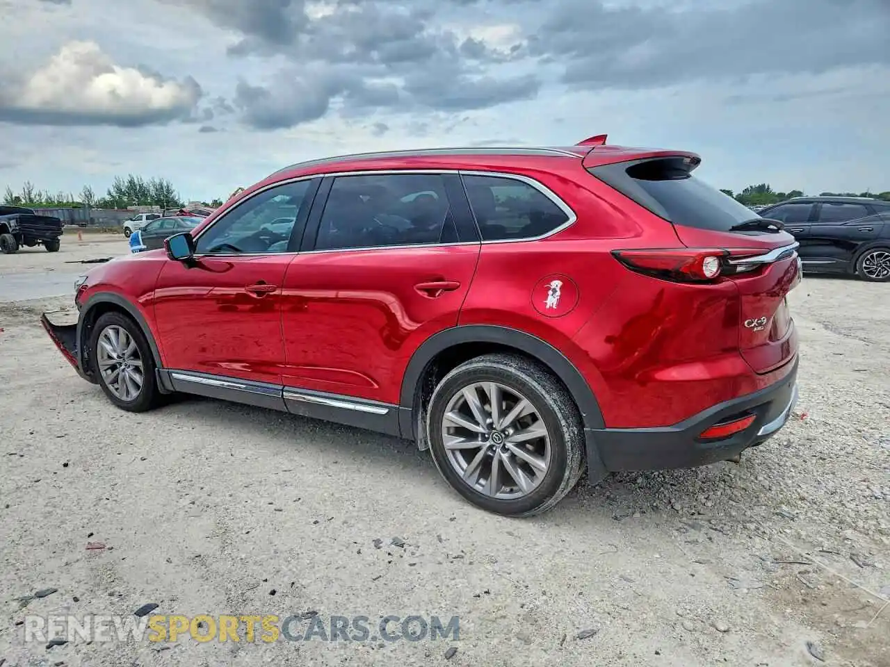 2 fotografías del automóvil dañado JM3TCBDYXN0614245 MAZDA CX-9 2022