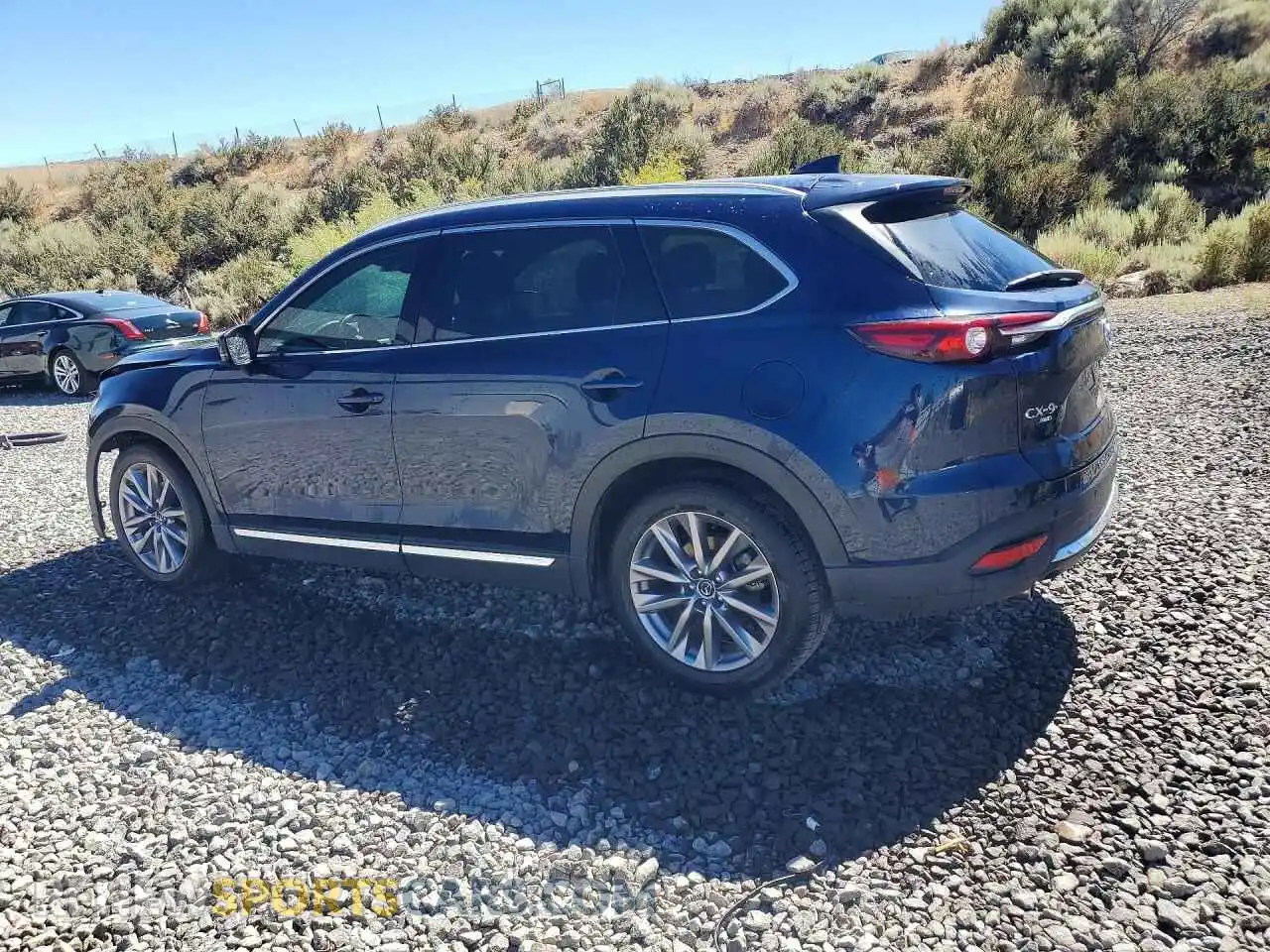 2 fotografías del automóvil dañado JM3TCBDYXN0616027 MAZDA CX-9 2022