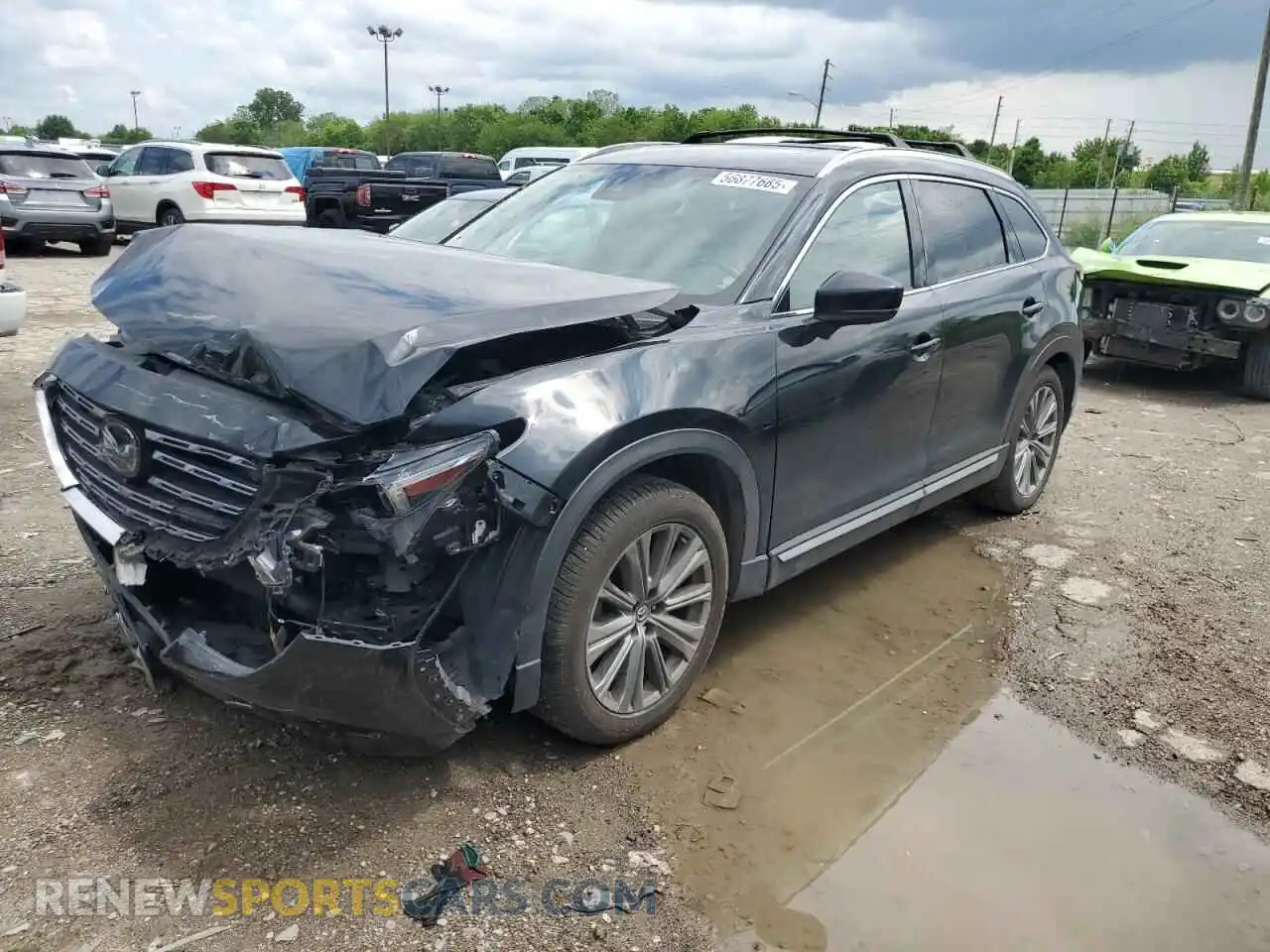 1 Photograph of a damaged car JM3TCBEY3N0628986 MAZDA CX-9 2022