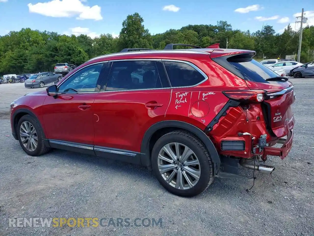 2 Photograph of a damaged car JM3TCBEY8N0609222 MAZDA CX-9 2022