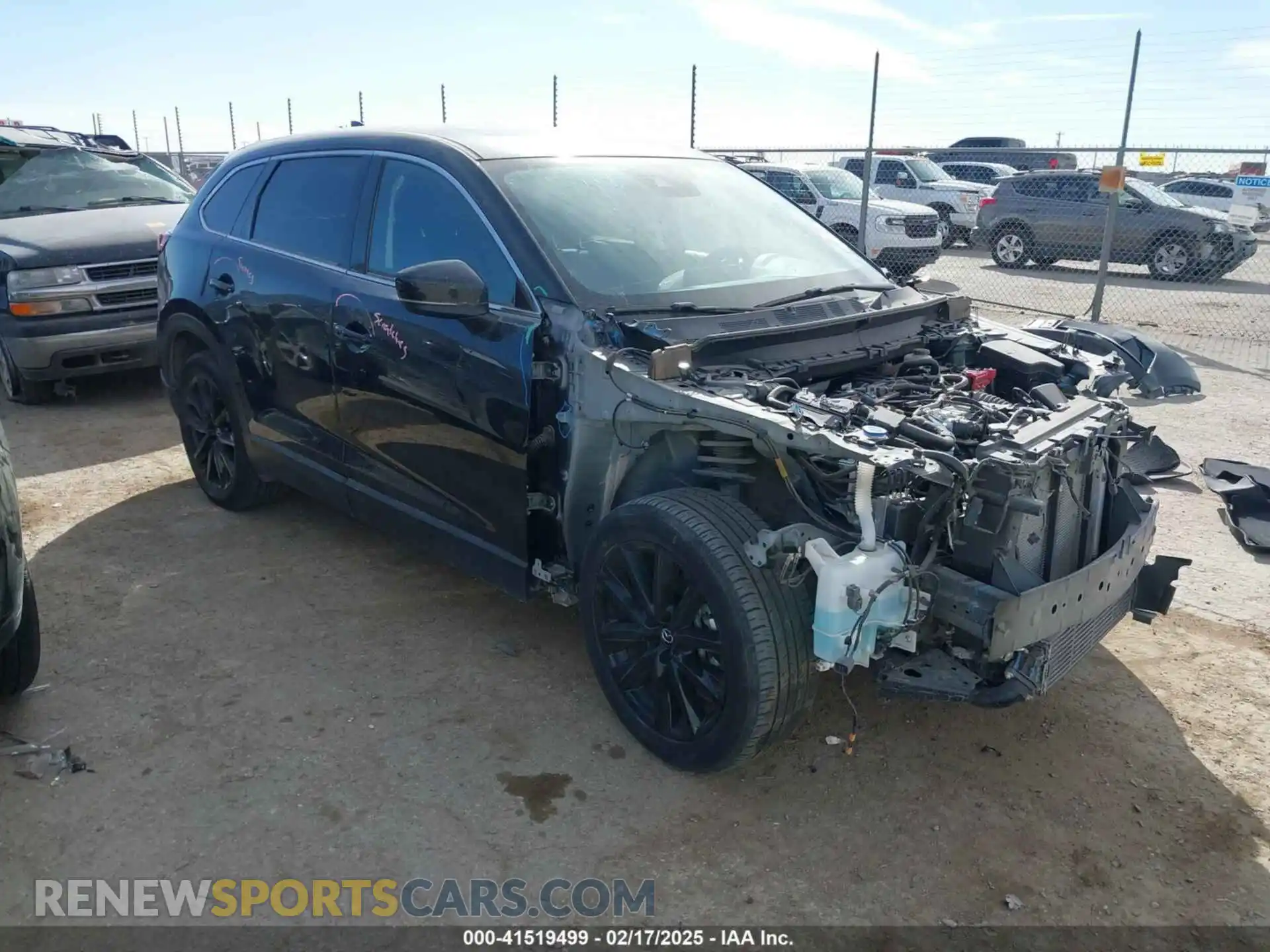1 Photograph of a damaged car JM3TCBAY9P0649348 MAZDA CX-9 2023