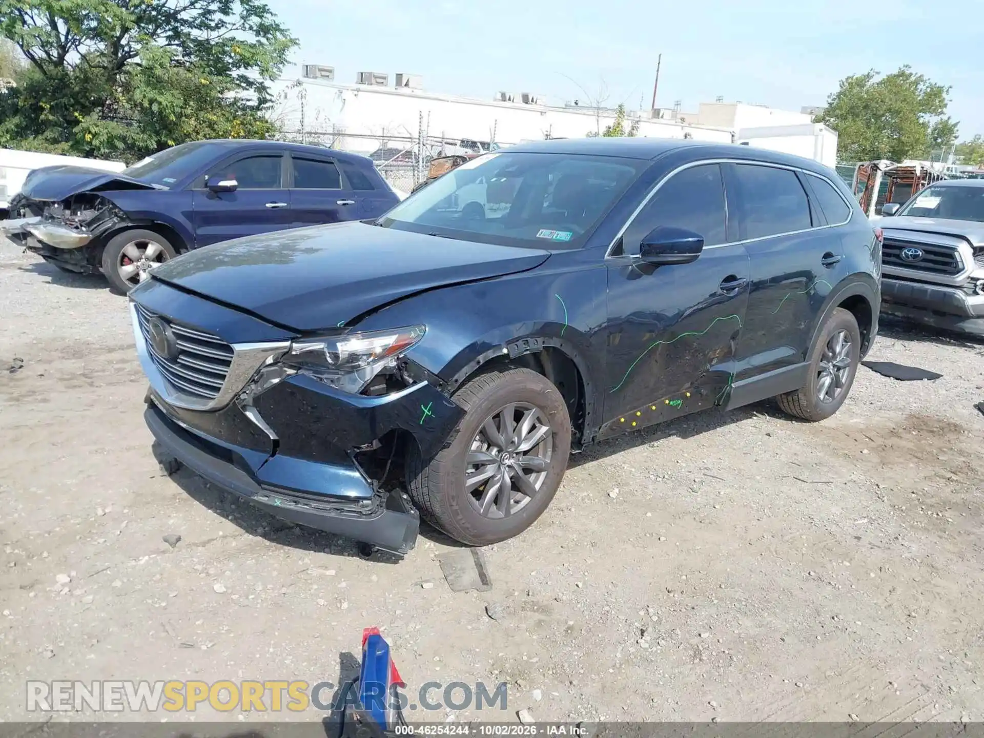 2 fotografías del automóvil dañado JM3TCBCY5P0655287 MAZDA CX-9 2023