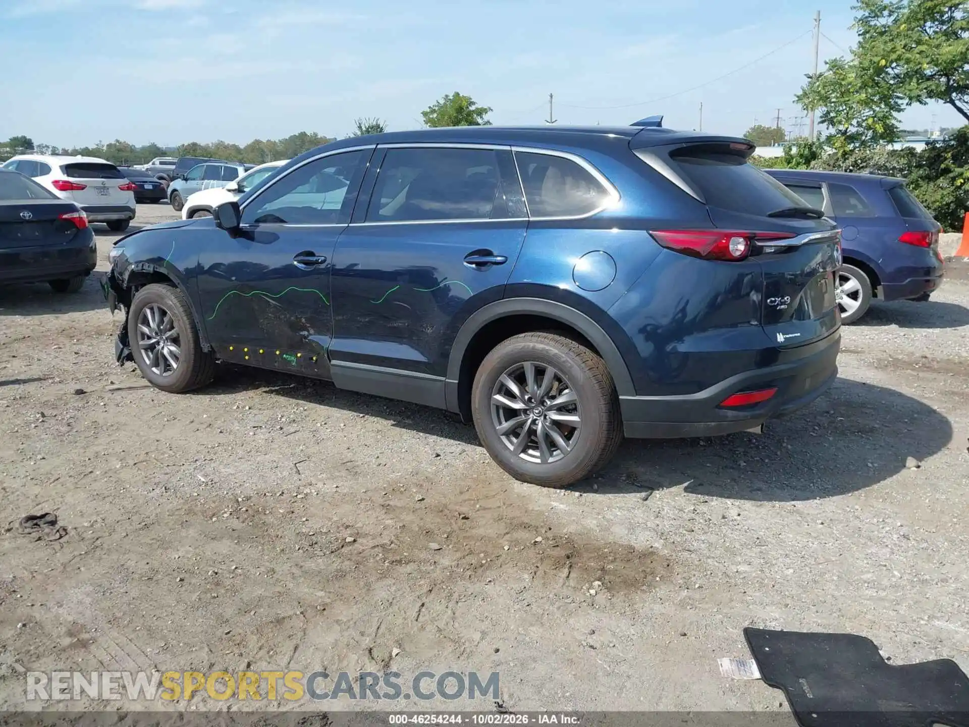 3 fotografías del automóvil dañado JM3TCBCY5P0655287 MAZDA CX-9 2023