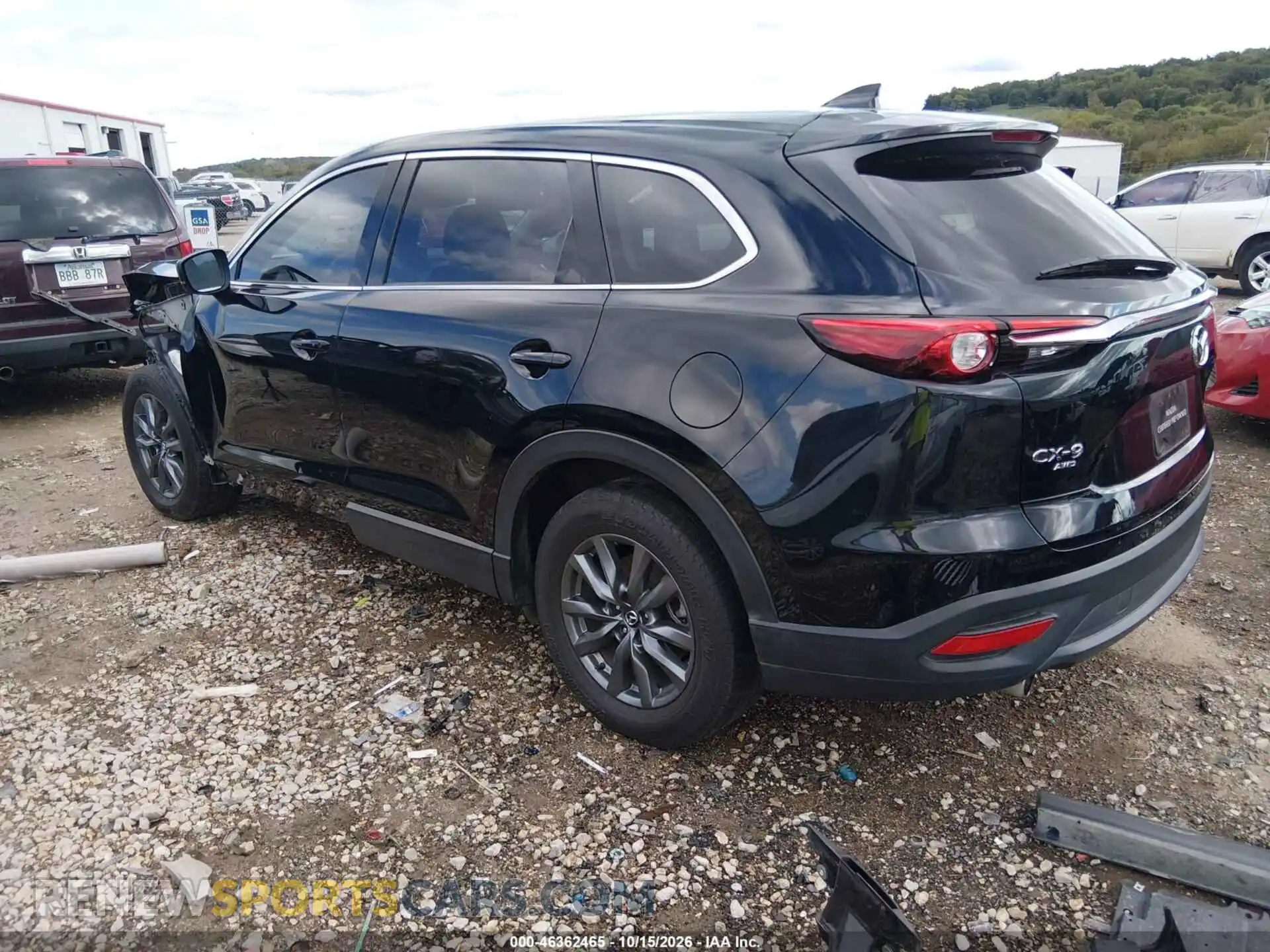 3 fotografías del automóvil dañado JM3TCBCY7P0639737 MAZDA CX-9 2023