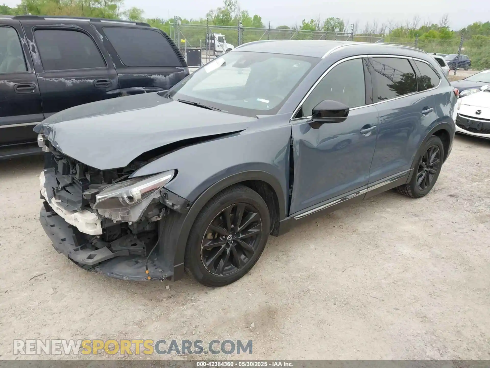 2 fotografías del automóvil dañado JM3TCBDY2P0636226 MAZDA CX-9 2023