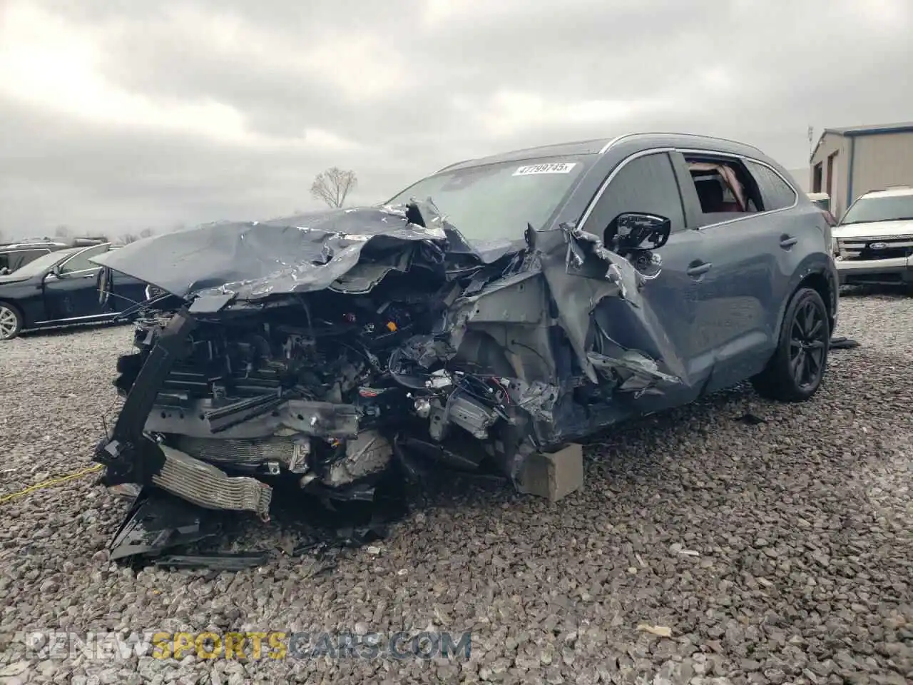 1 Photograph of a damaged car JM3TCBDY8P0649319 MAZDA CX-9 2023