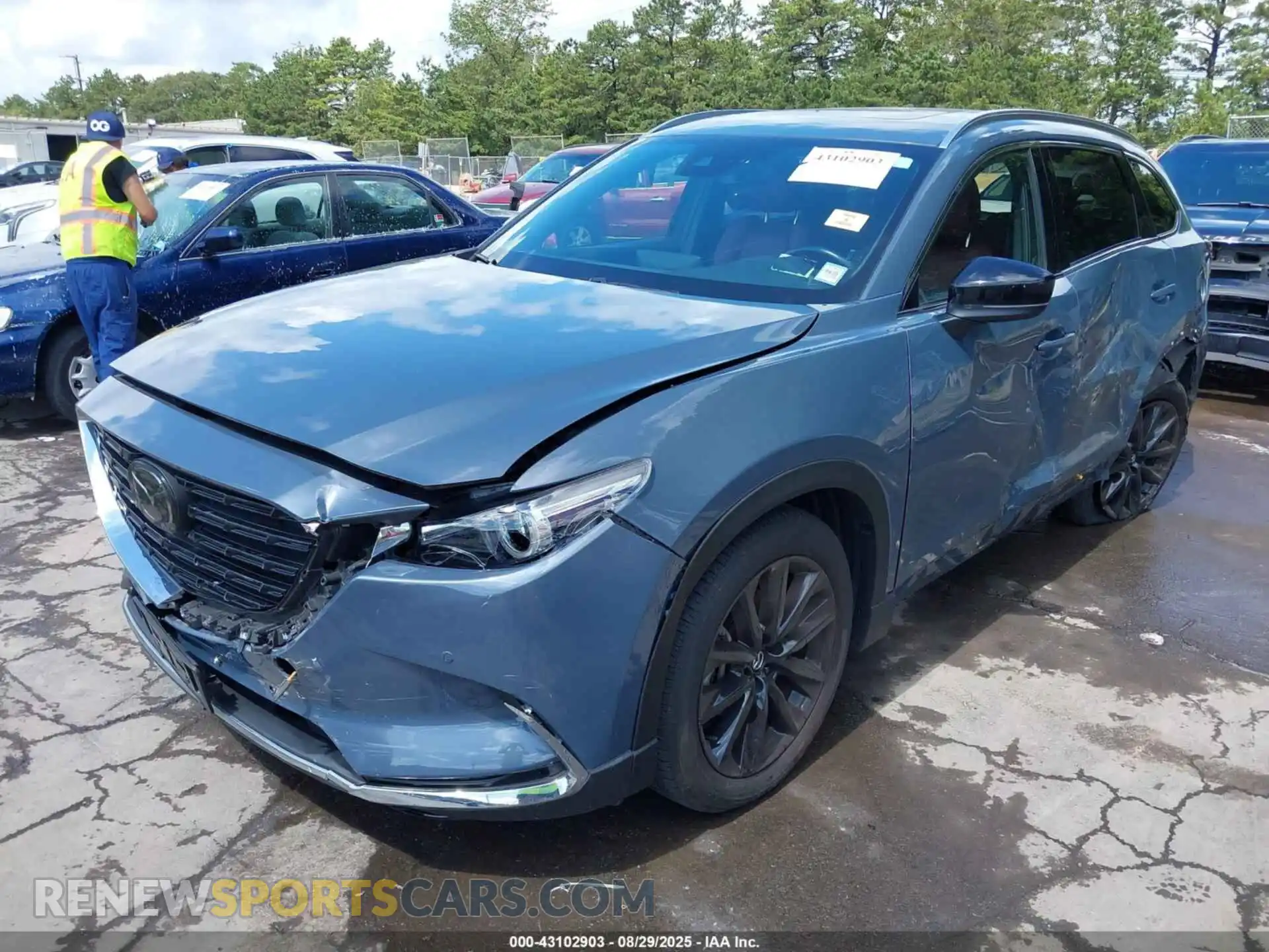 2 Photograph of a damaged car JM3TCBDY9P0655310 MAZDA CX-9 2023