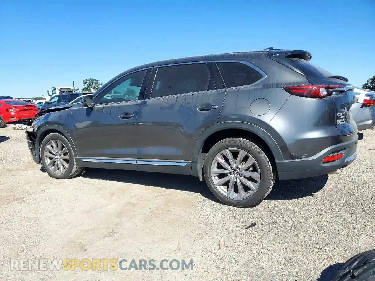2 fotografías del automóvil dañado JM3TCBDYXP0631906 MAZDA CX-9 2023