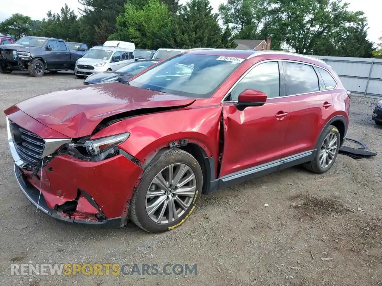 1 Photograph of a damaged car JM3TCBEY4P0643354 MAZDA CX-9 2023