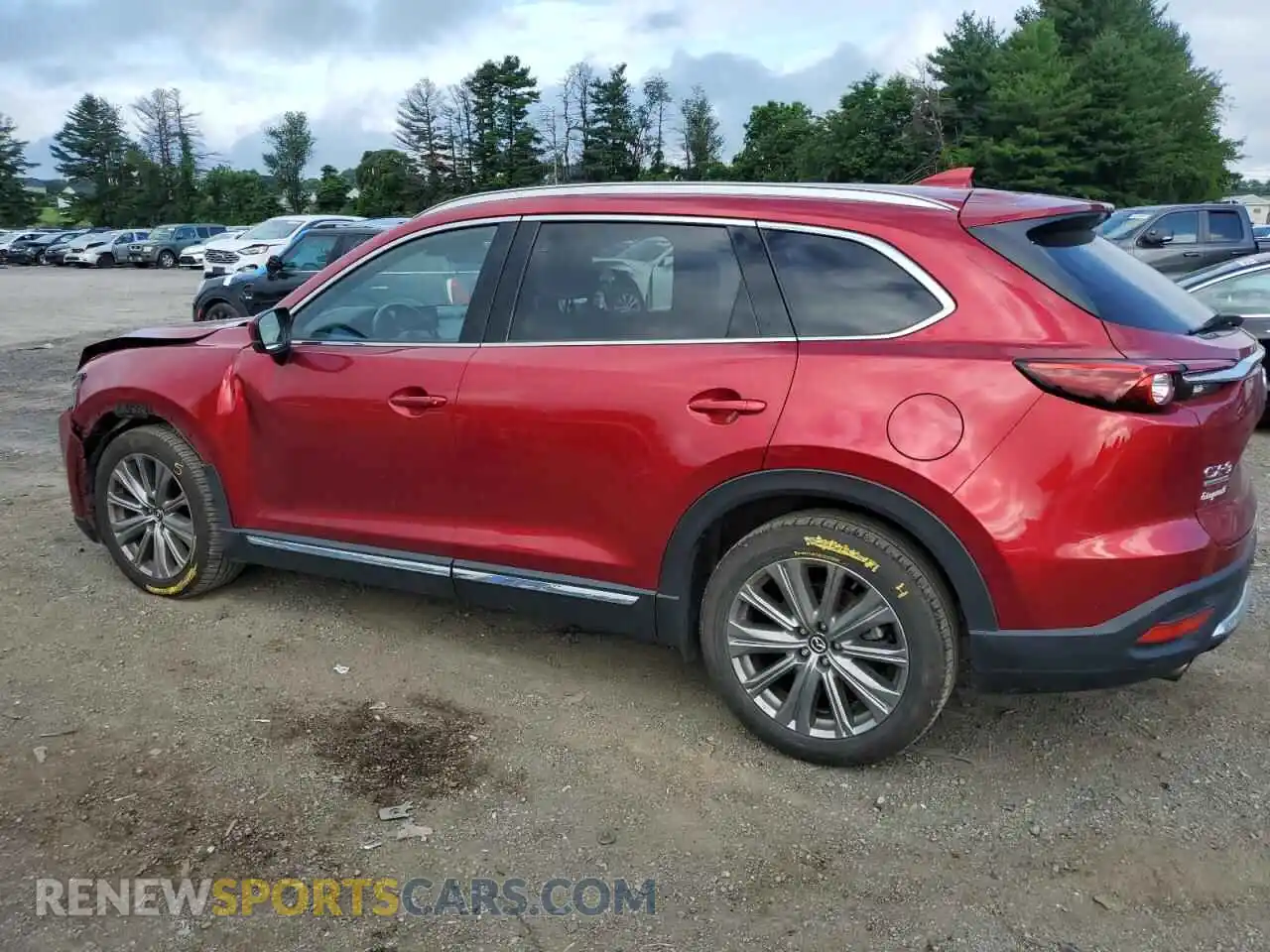2 Photograph of a damaged car JM3TCBEY4P0643354 MAZDA CX-9 2023