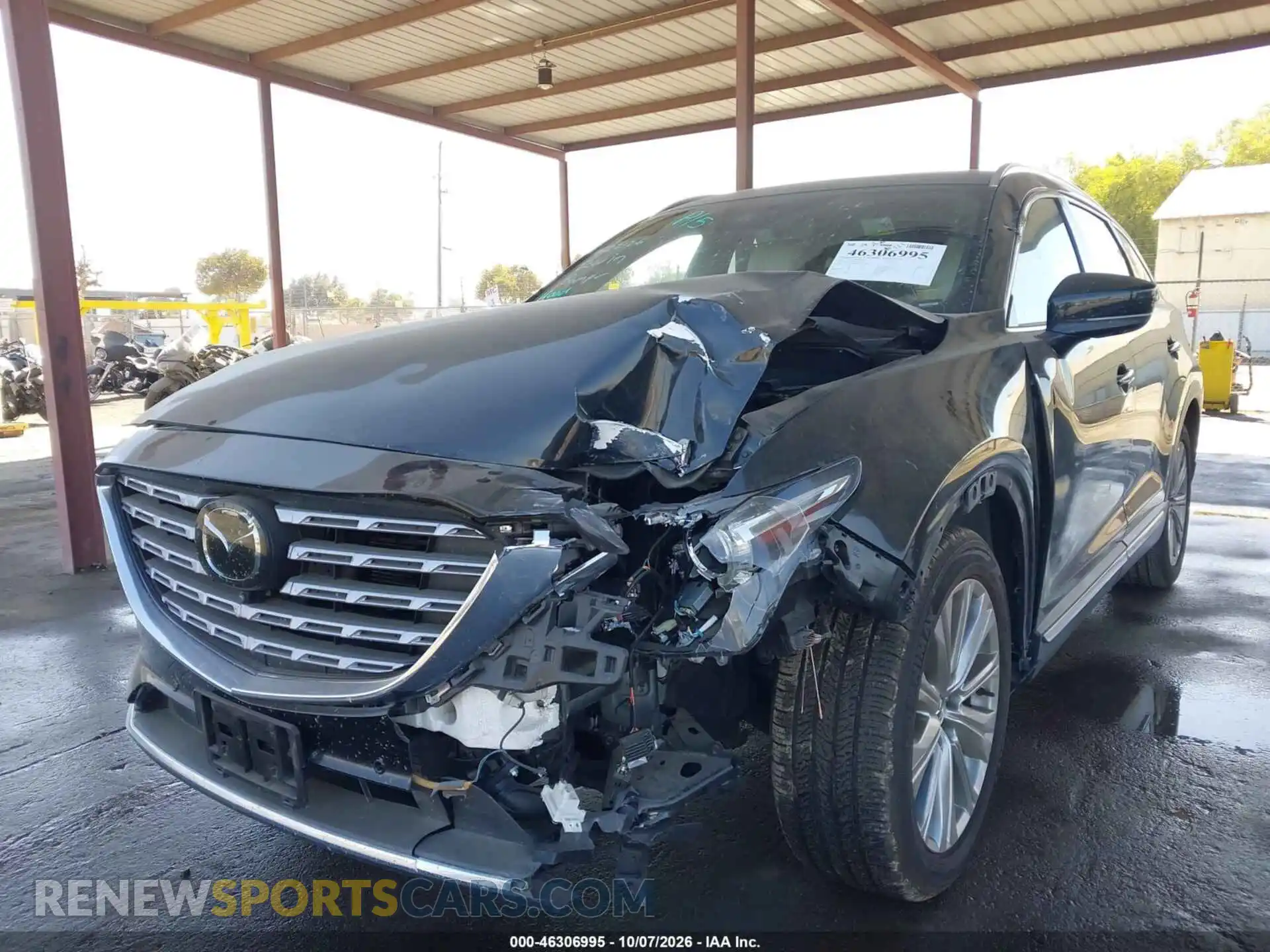 2 fotografías del automóvil dañado JM3TCBEY8P0655605 MAZDA CX-9 2023