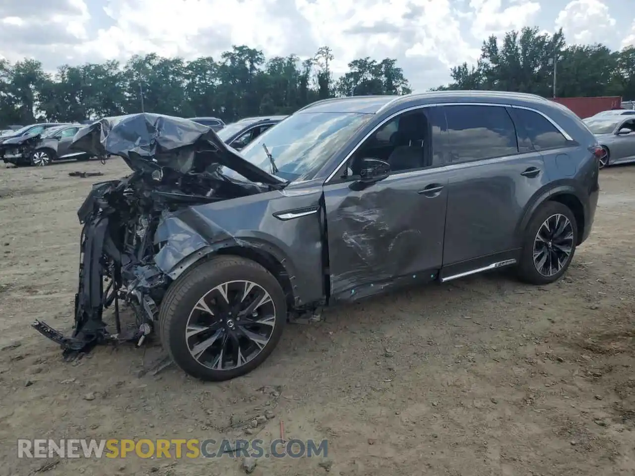 1 Photograph of a damaged car JM3KKDHC4R1178436 MAZDA CX-9 2024
