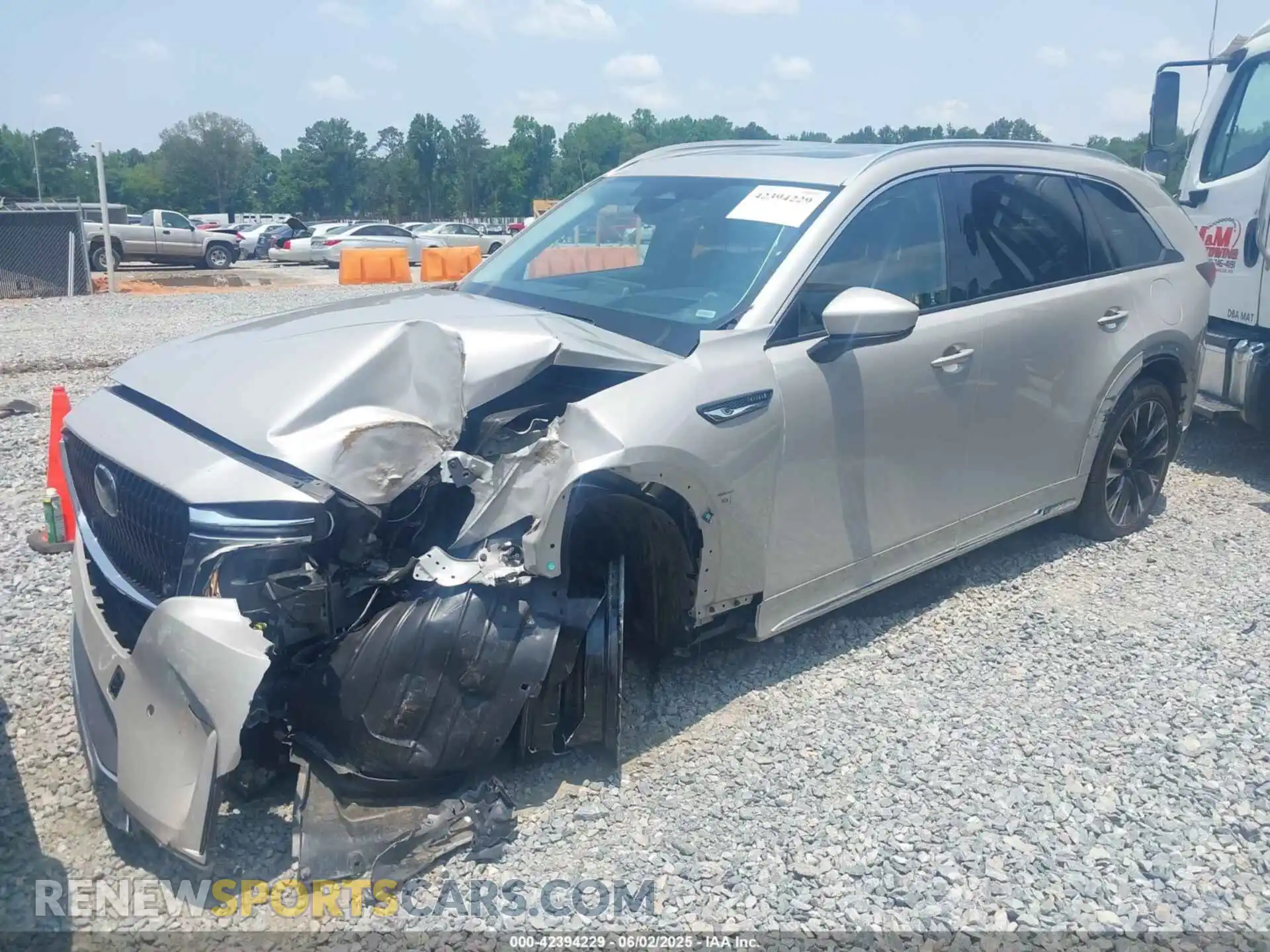 2 Фотография поврежденного автомобиля JM3KK1HC0R1135680 MAZDA CX-90 2024
