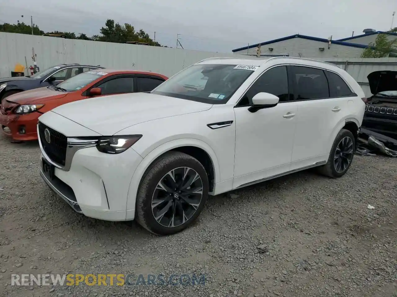 1 Фотография поврежденного автомобиля JM3KK1HC3R1115570 MAZDA CX-90 2024