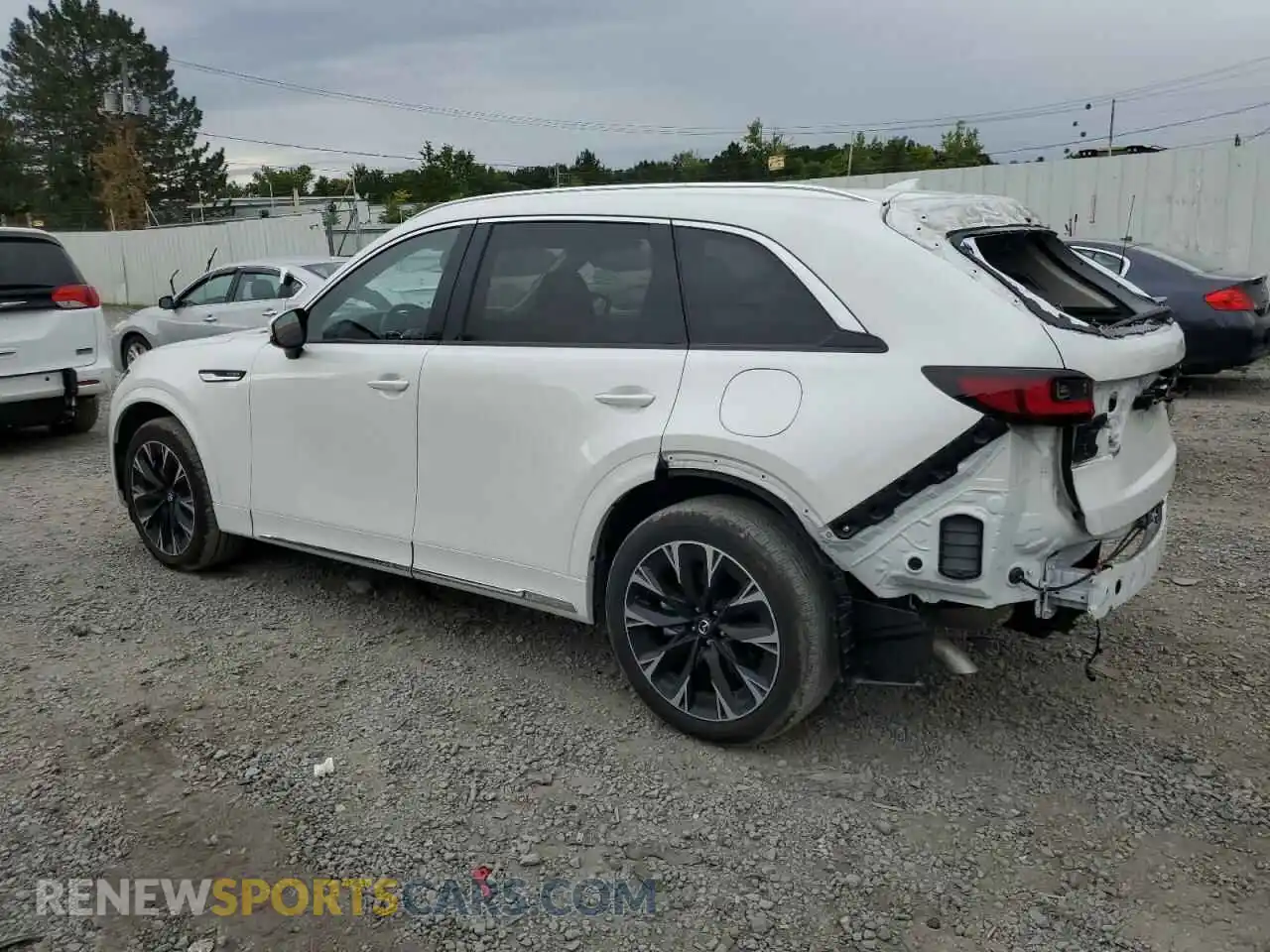 2 Фотография поврежденного автомобиля JM3KK1HC3R1115570 MAZDA CX-90 2024