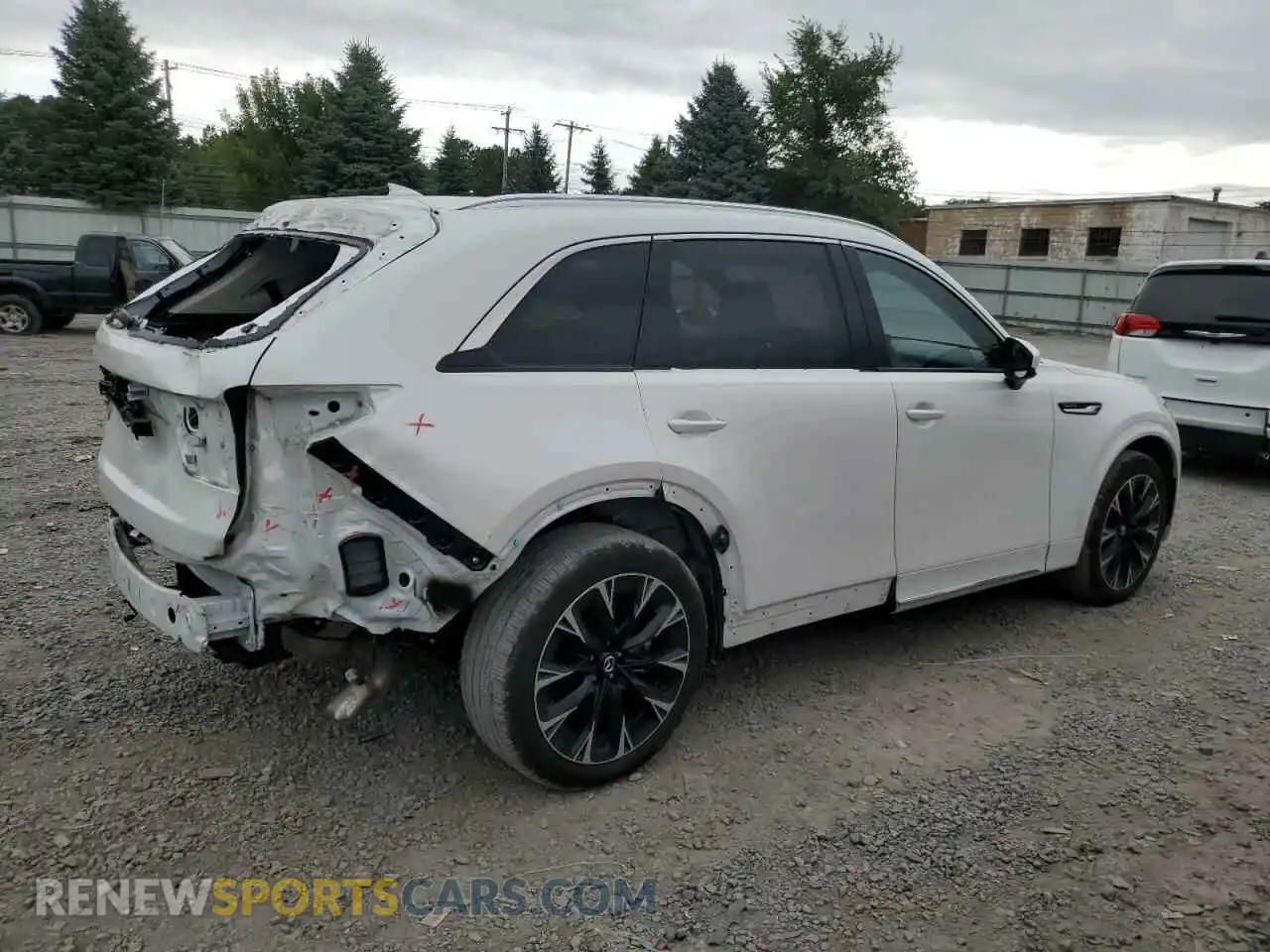 3 Фотография поврежденного автомобиля JM3KK1HC3R1115570 MAZDA CX-90 2024