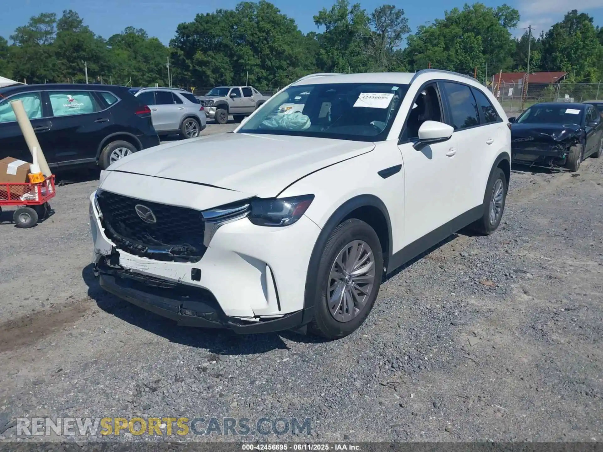 2 Photograph of a damaged car JM3KKAHD3R1152997 MAZDA CX-90 2024