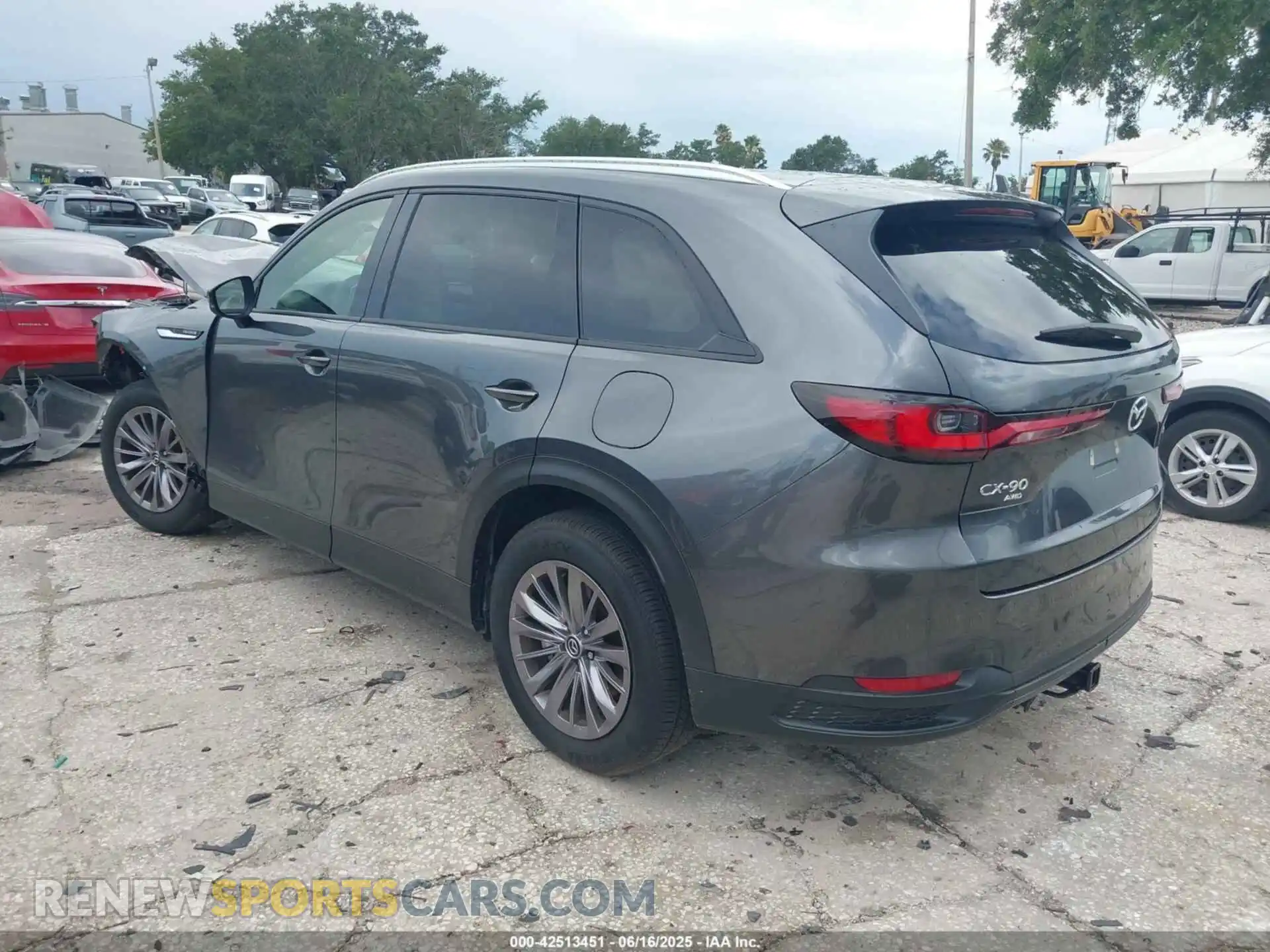3 Photograph of a damaged car JM3KKBHD9S1193842 MAZDA CX-90 2025