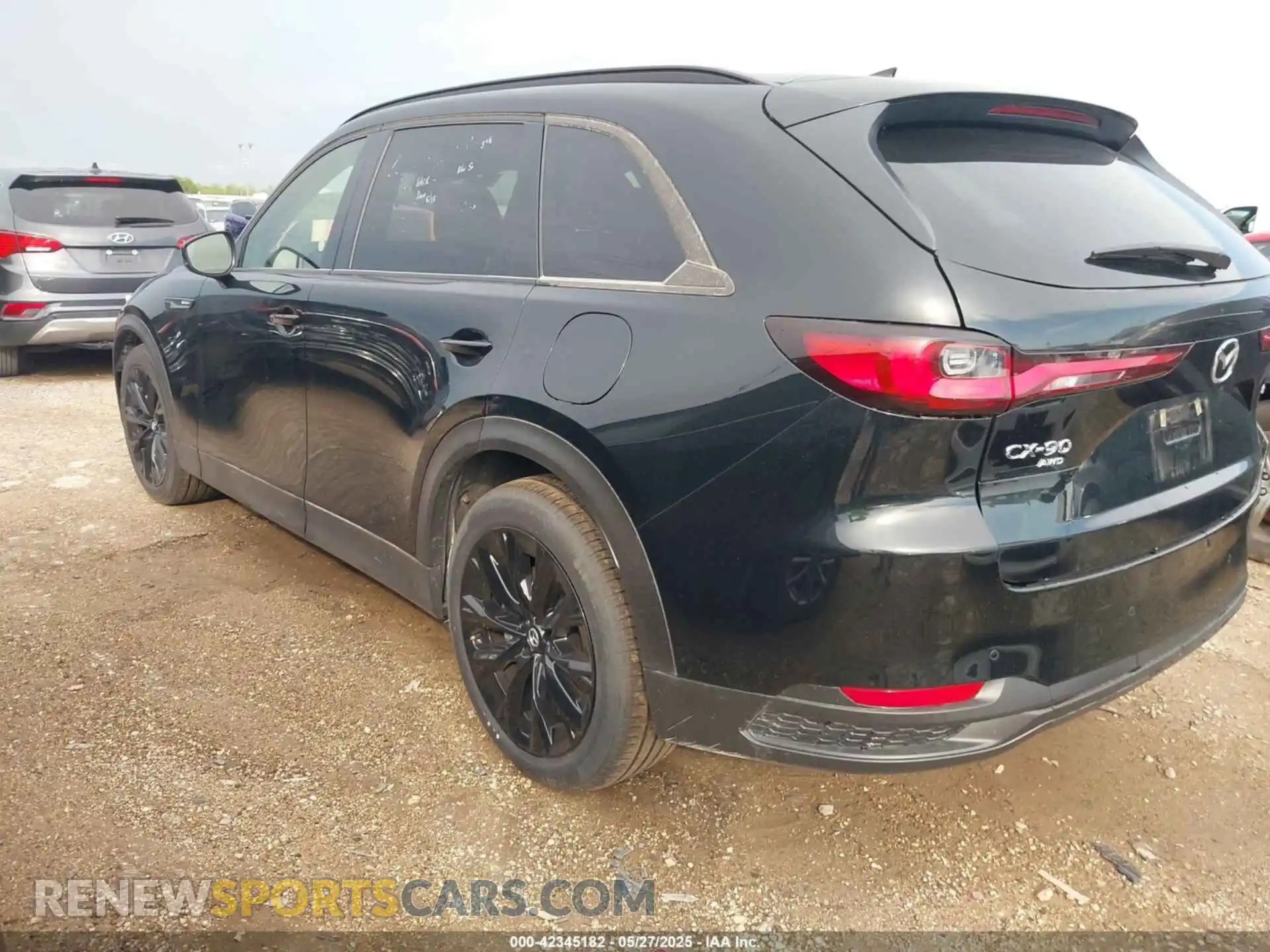 3 Photograph of a damaged car JM3KKCHDXS1215255 MAZDA CX-90 2025
