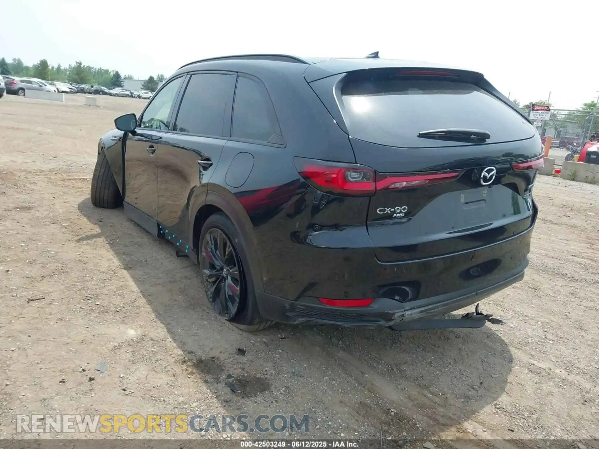 3 Photograph of a damaged car JM3KKCHDXS1230712 MAZDA CX-90 2025