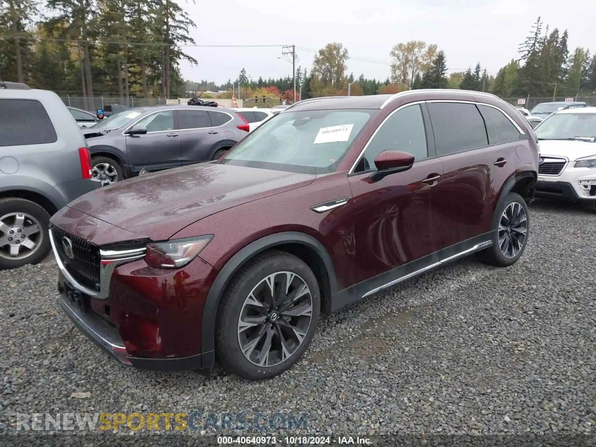2 Photograph of a damaged car JM3KKDHA0R1137543 MAZDA CX-90 PHEV 2024